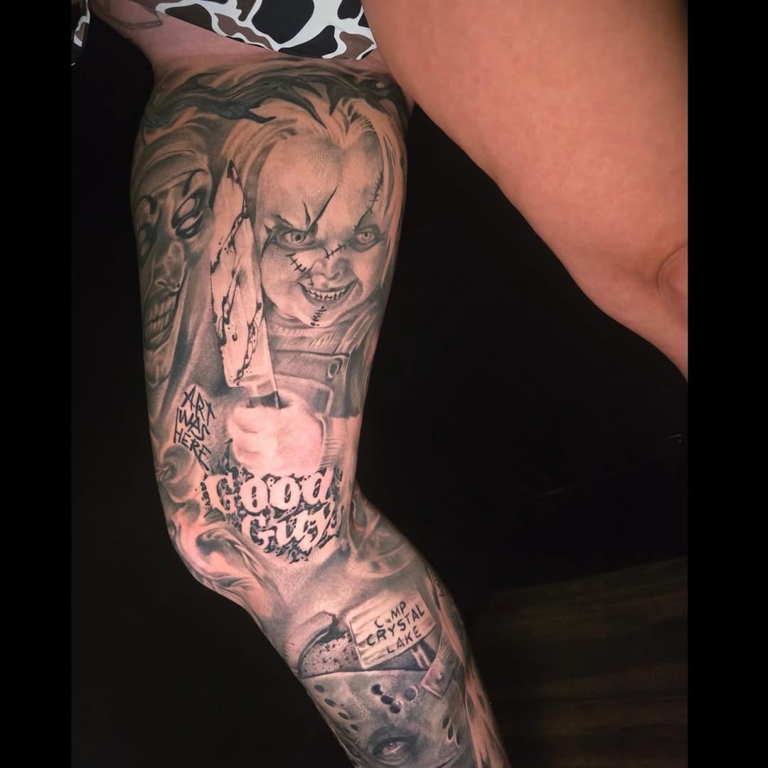 Tattoo by @blackspidertattoo — realism, dark_realism