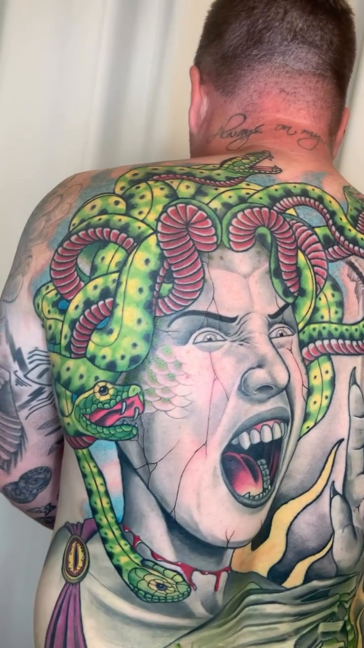 Tattoo by @tattoosbycourt β realism, trash_polka