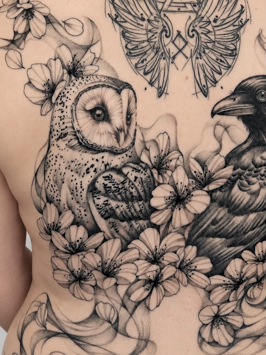 Tattoo by @jonny_elliott_phx β realism, black_and_grey
