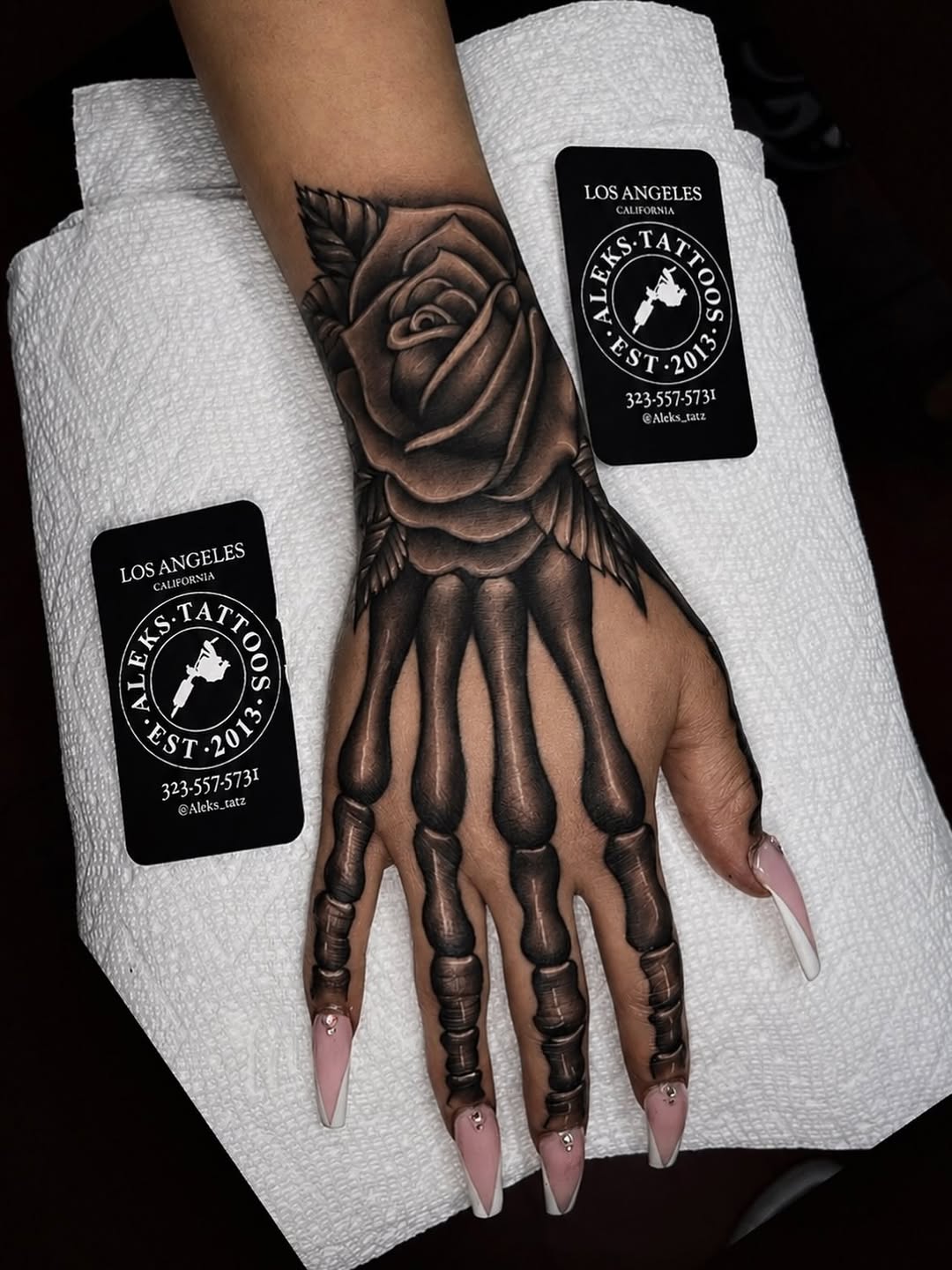 Tattoo by @aleks_tat2 — black_and_grey, realism