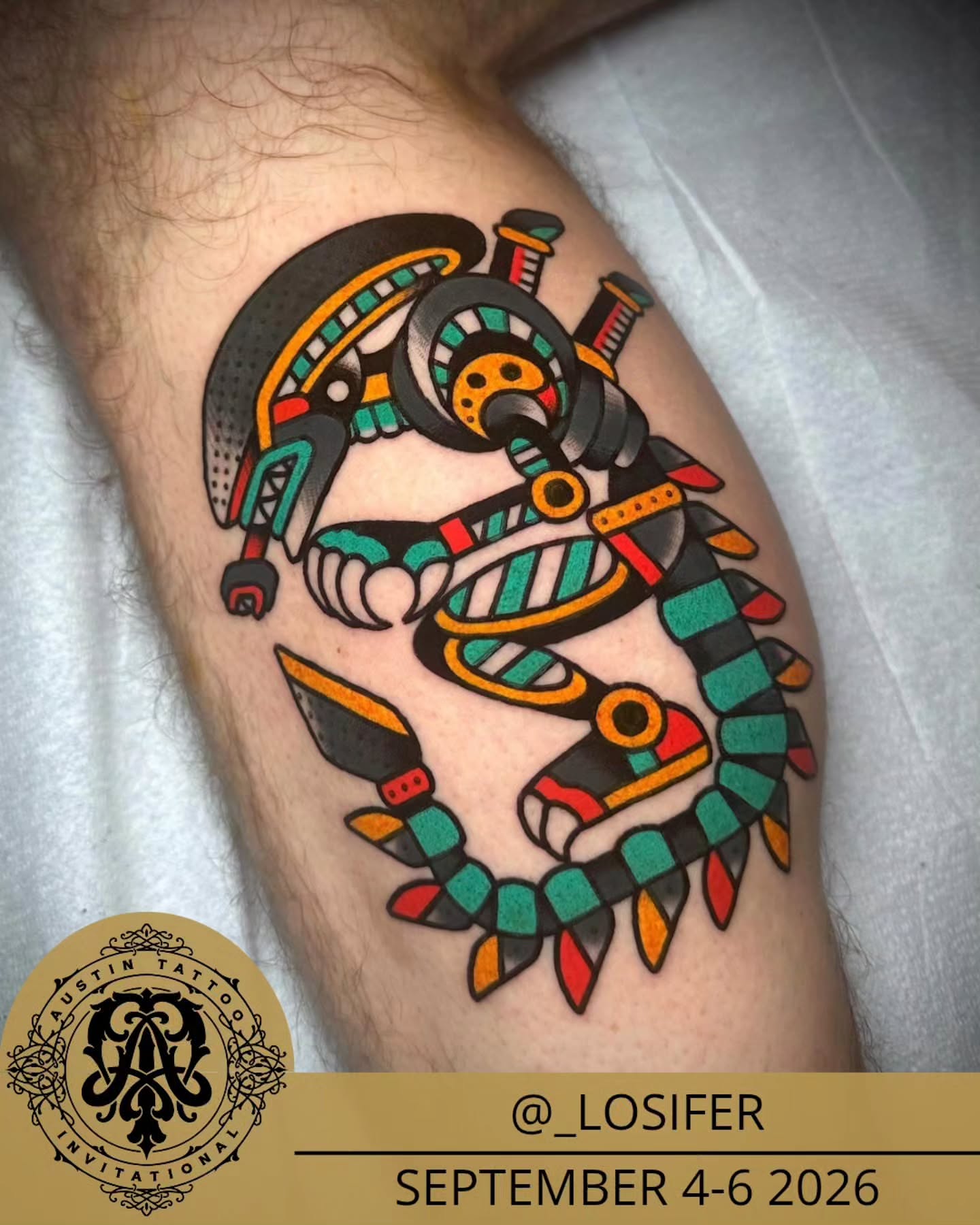 Tattoo by @_losifer — geometric