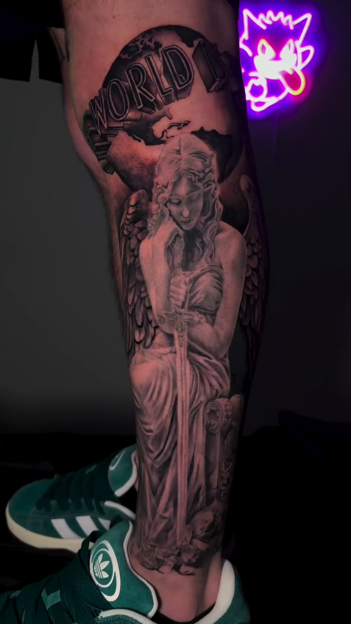 Tattoo by @blessedbyfrancisco_ — realism, black_and_grey