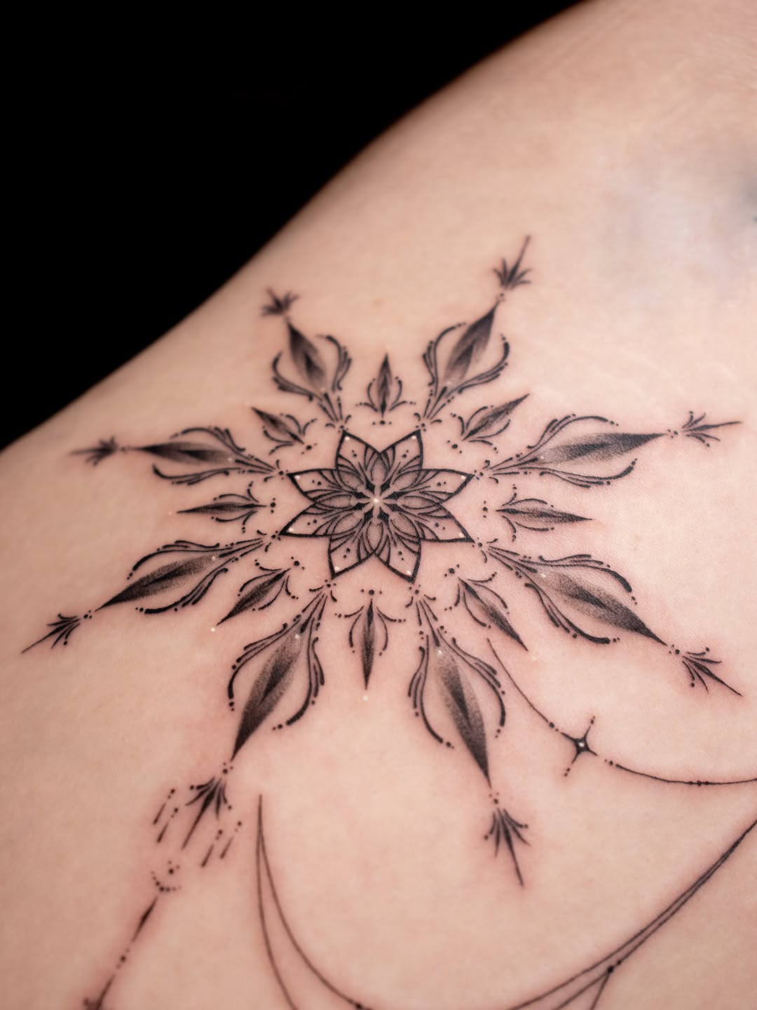 Tattoo by @sil_ornament — geometric, ornamental