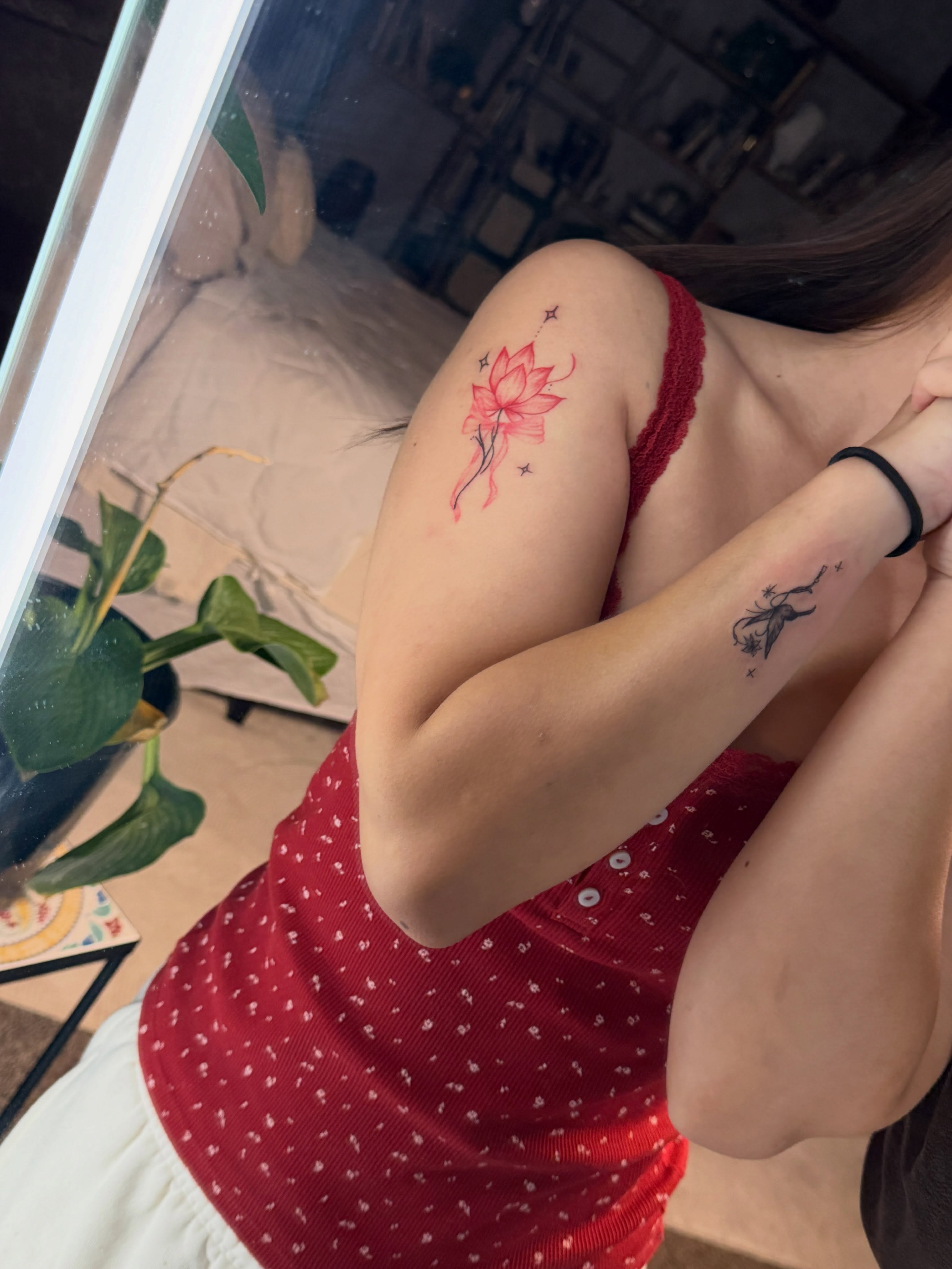 Tattoo by @winniinks — dotwork