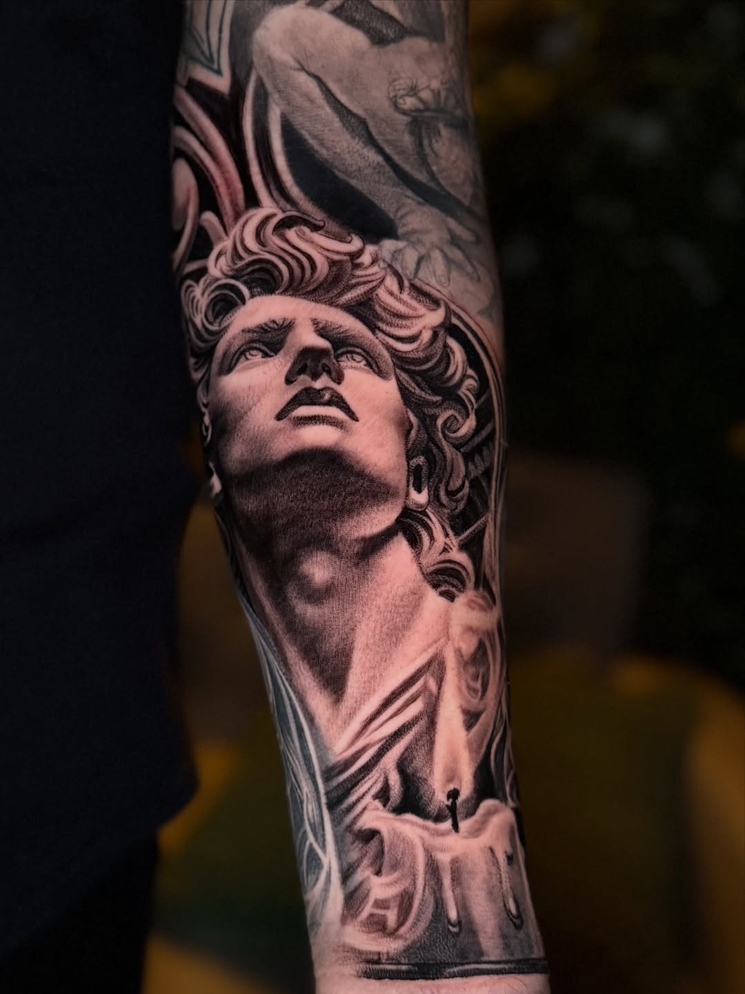 Tattoo by @jorgerosales_tattoos — realism, black_and_grey