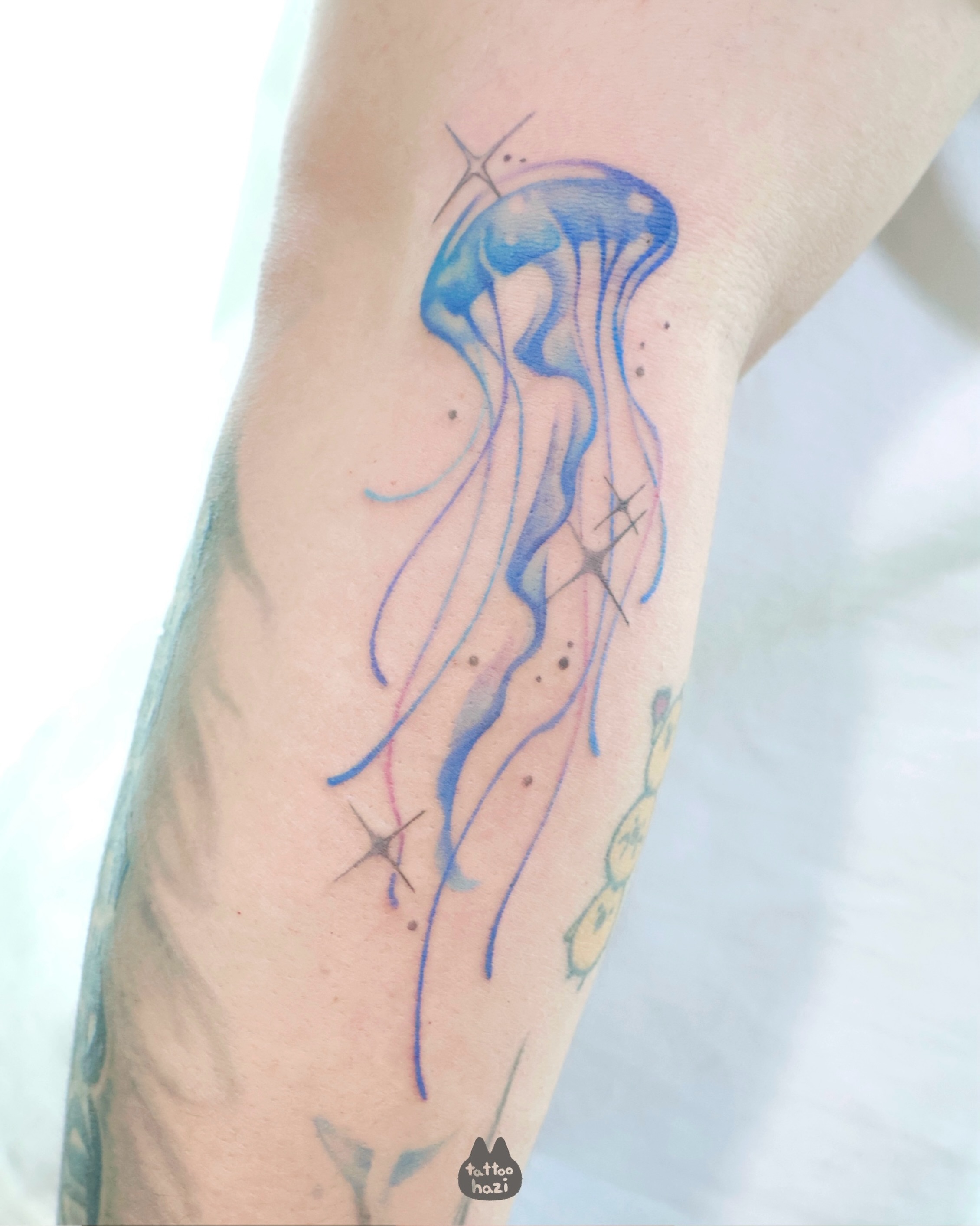 Tattoo by @tattoo_hazi — watercolor