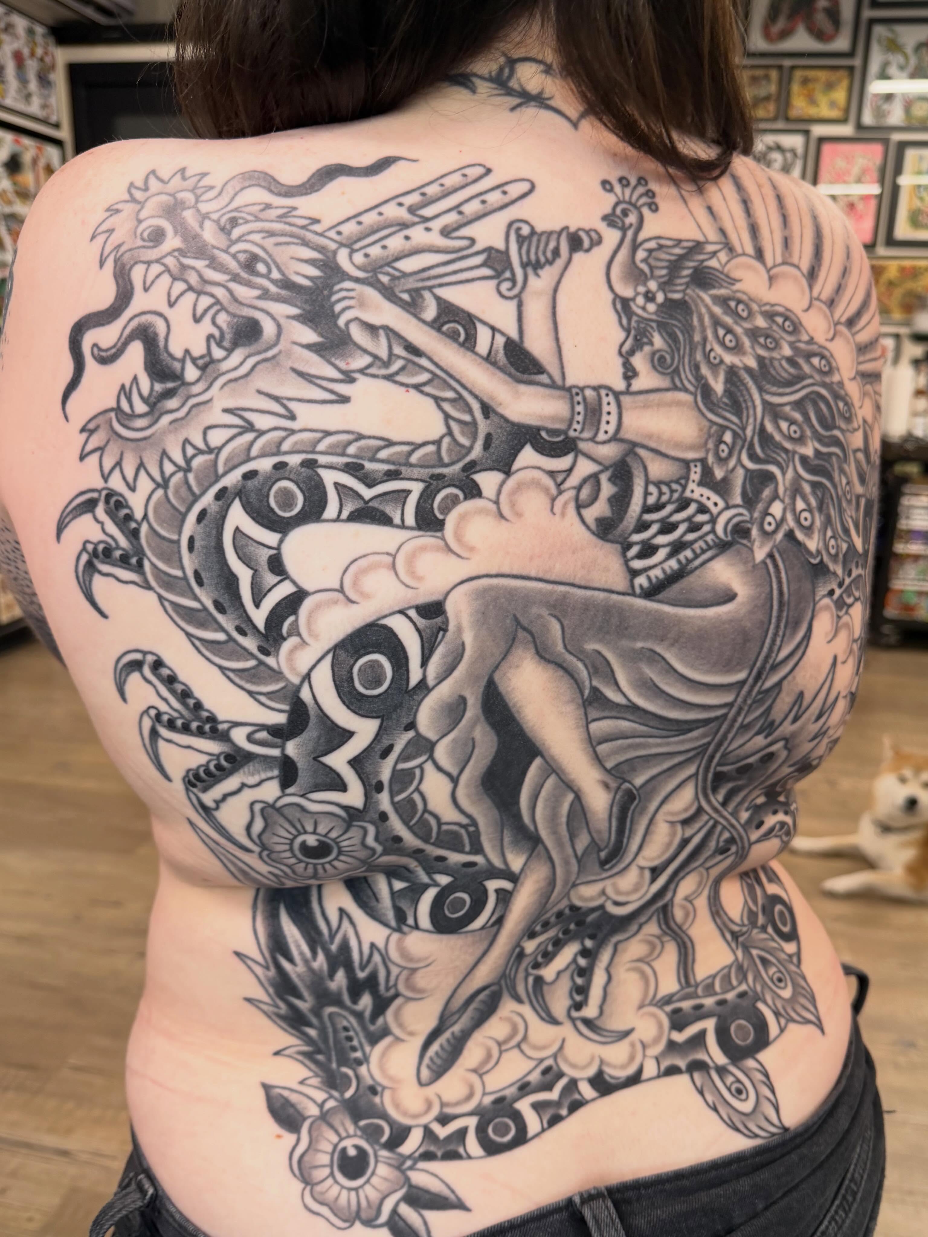 Tattoo by @noryanbaker — american_traditional, black_and_grey