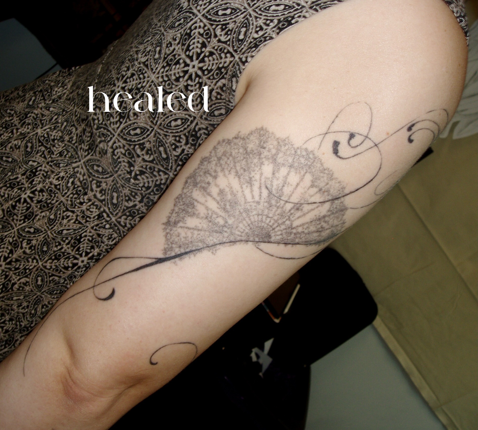 Tattoo by @brina.ttt — black_and_grey
