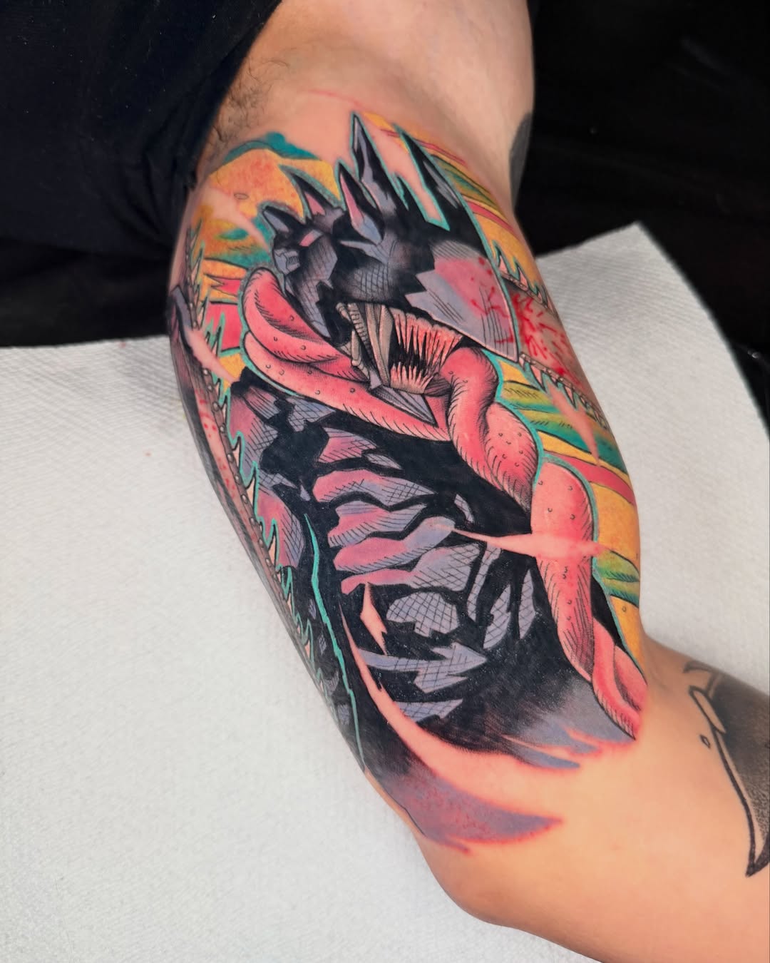 Tattoo by @rigo4k — anime