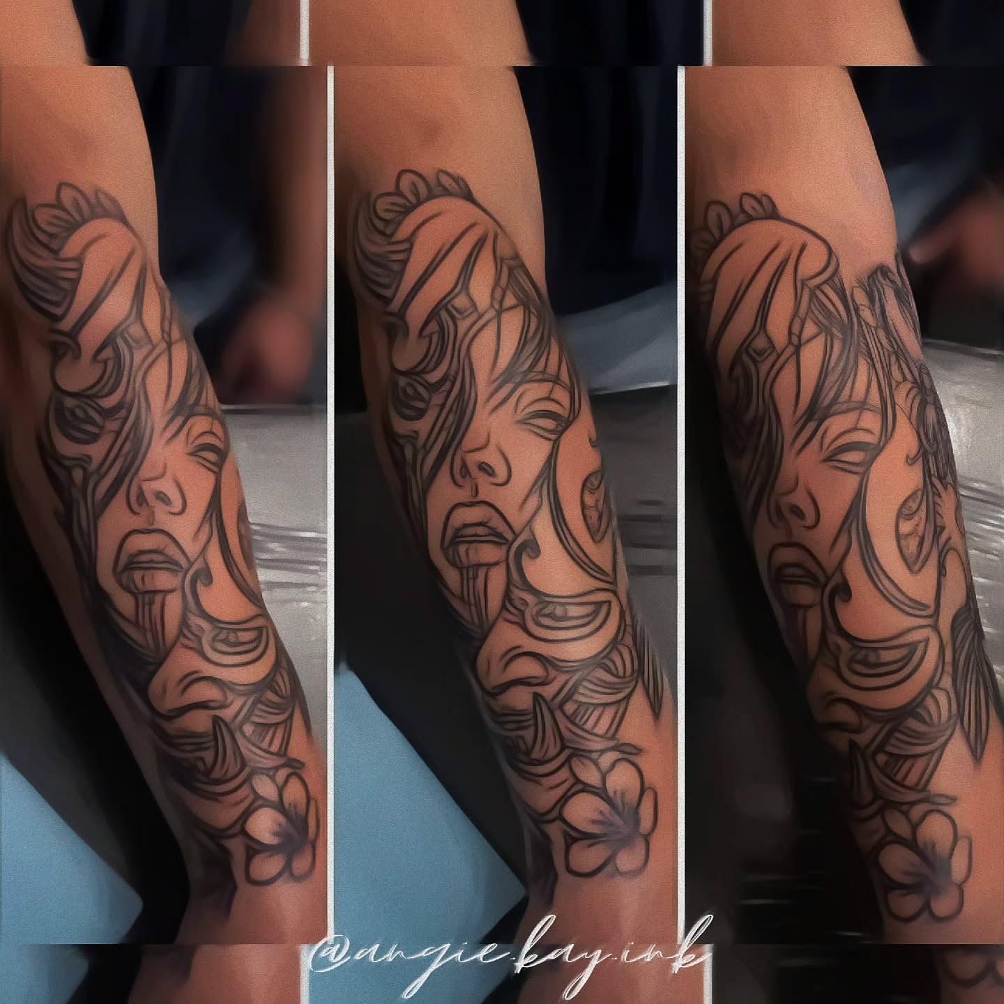 Tattoo by @angie.kay.ink — black_and_grey