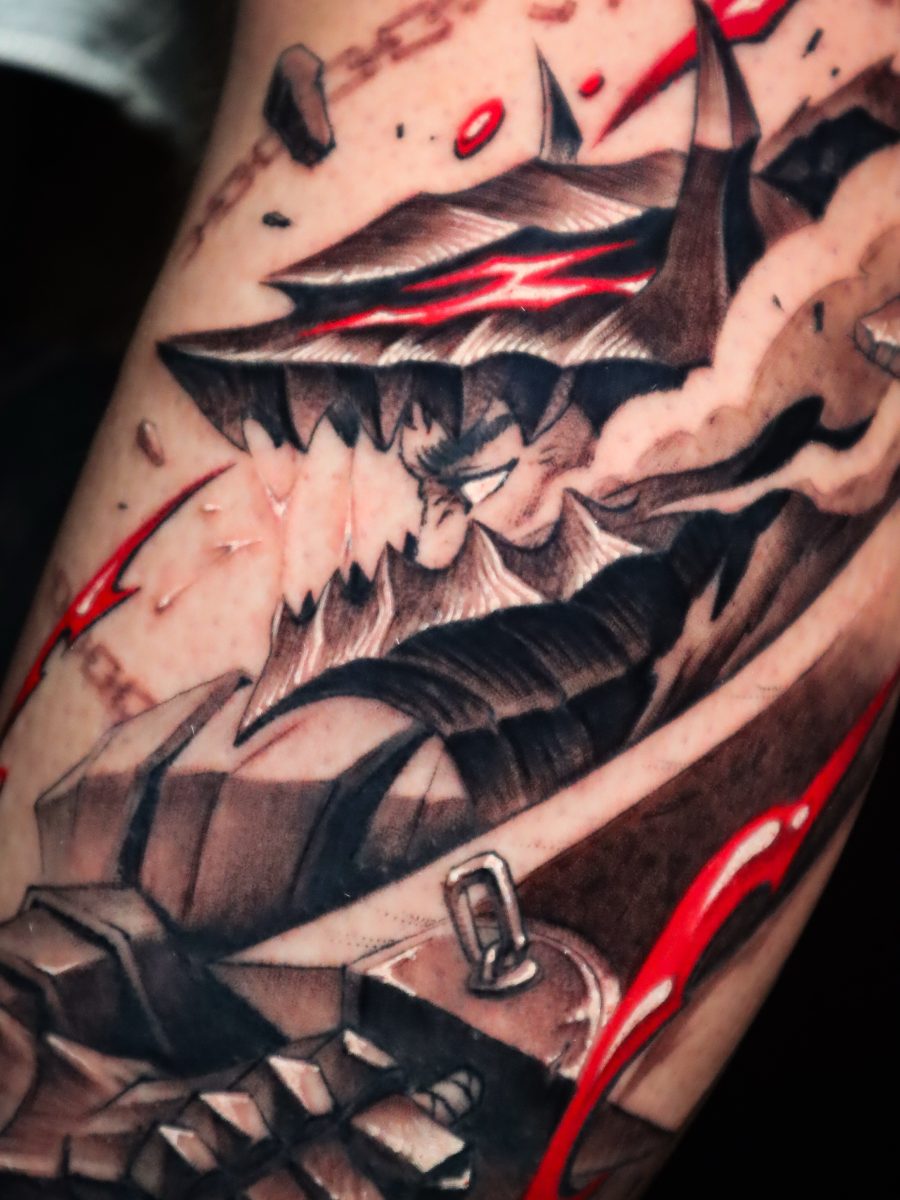 Tattoo by @jesusblones — dark_realism, black_and_grey
