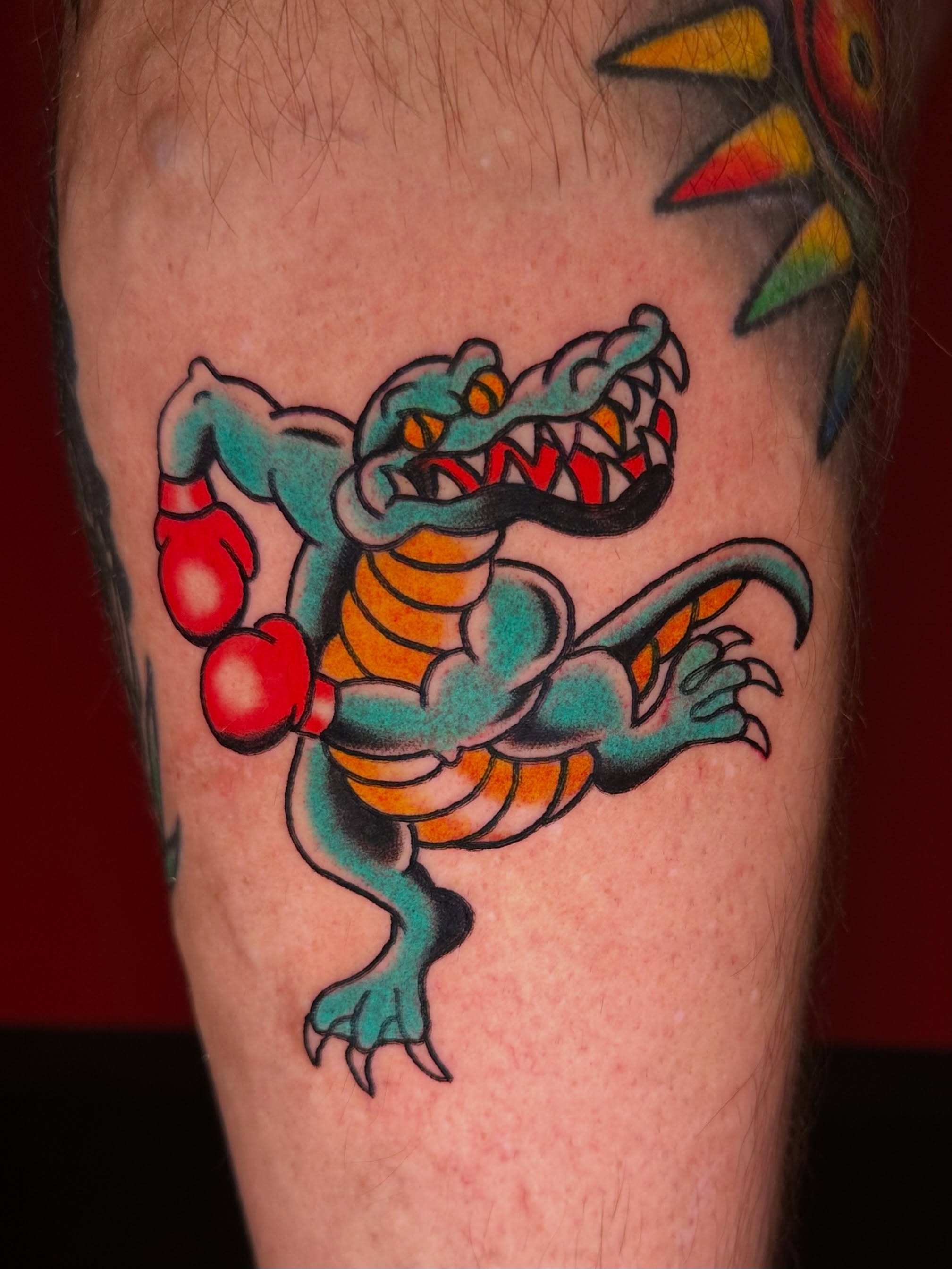 Alligator American traditional tattoo on the forearm by β₯ππππππβ₯ππππβ₯ Traditional Tattoos