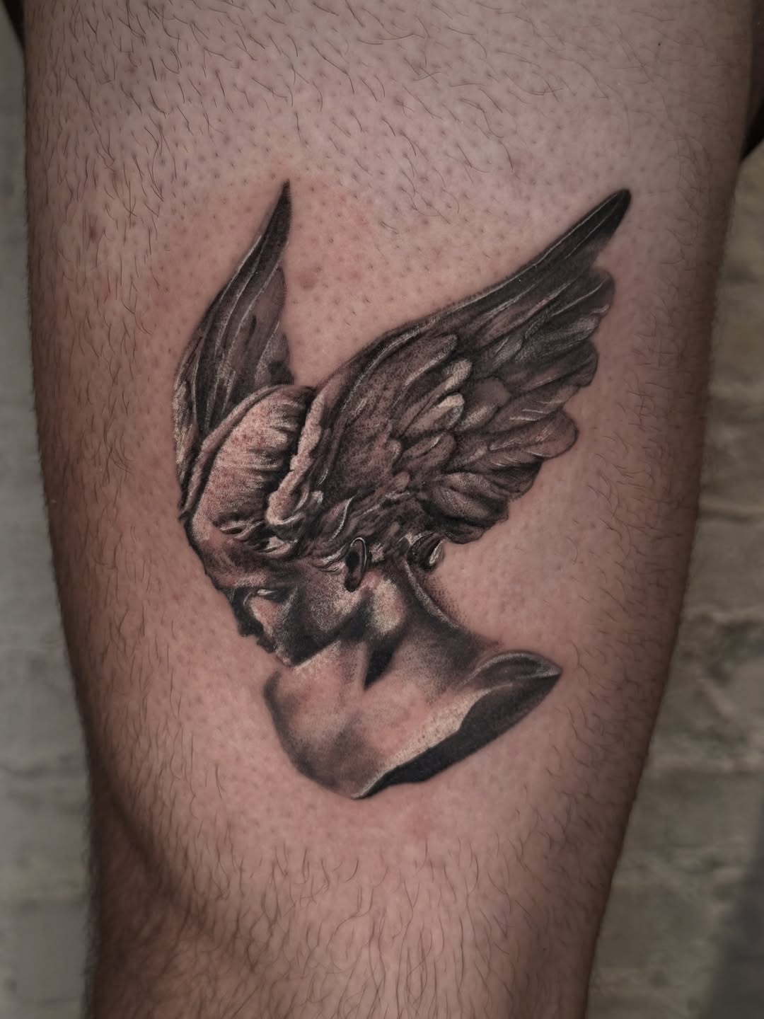 Tattoo by @inkbyivyx — realism, black_and_grey