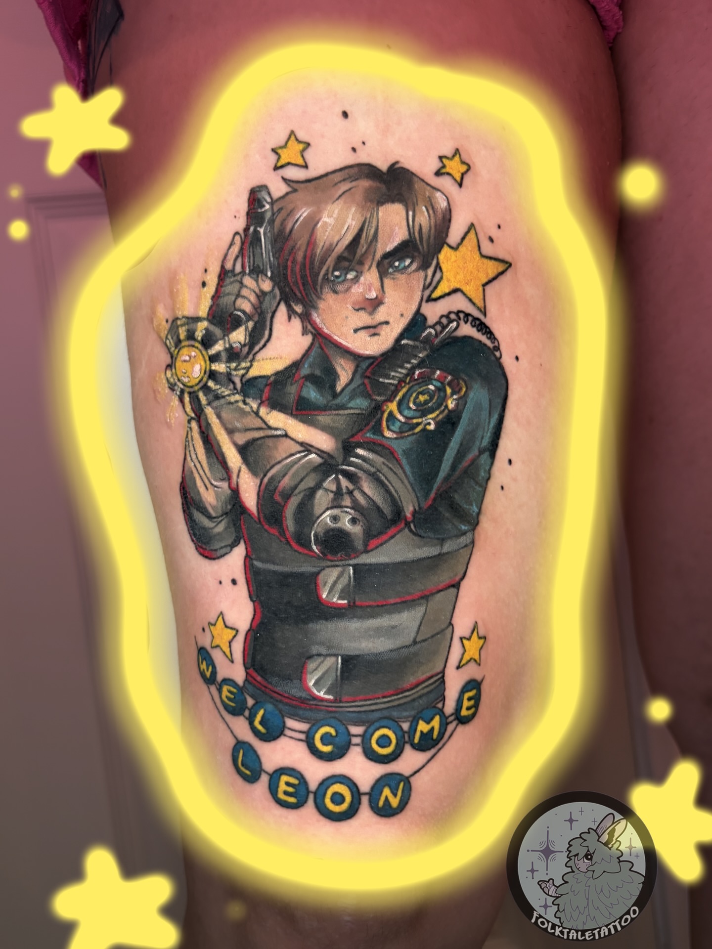 Tattoo by @folktaletattoo — anime