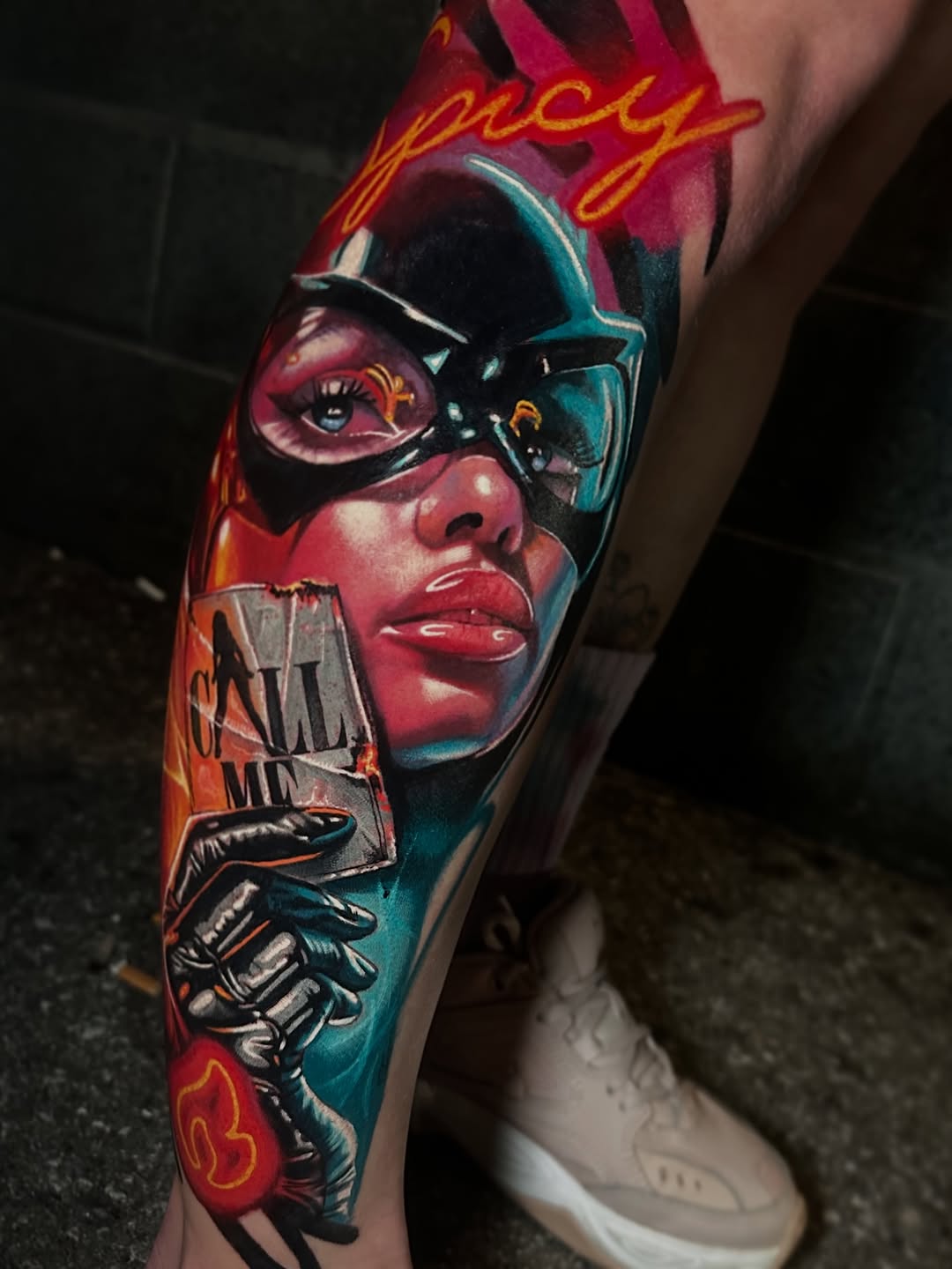 Tattoo by @vono.tattooer — realism, trash_polka