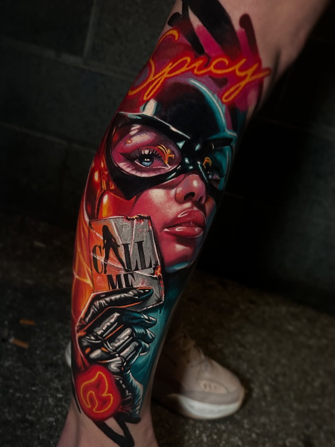 Tattoo by @vono.tattooer — realism, trash_polka
