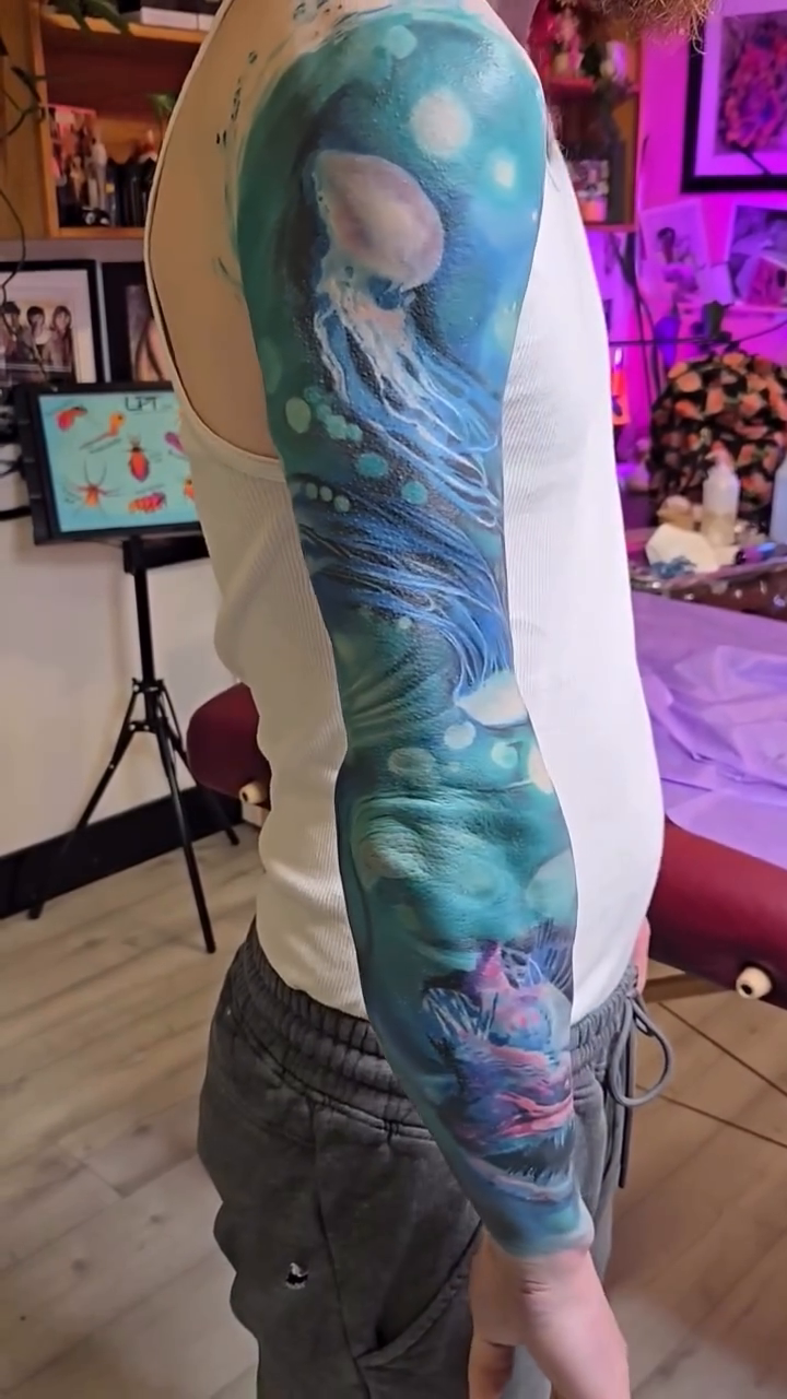 Tattoo by @tattoosbysarahchristine — realism, watercolor