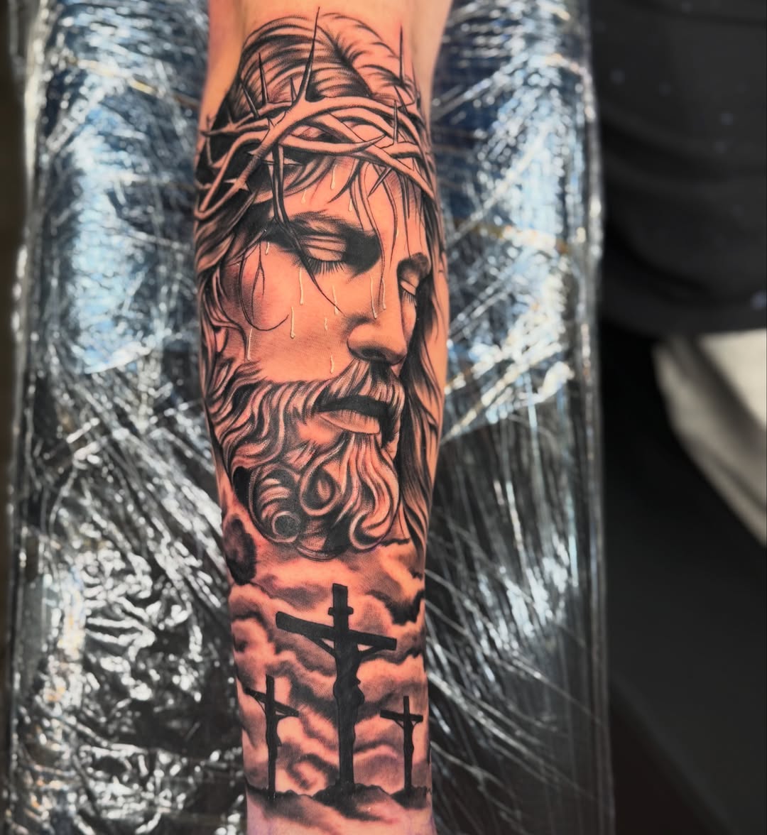 Tattoo by @artbytevin — realism, black_and_grey