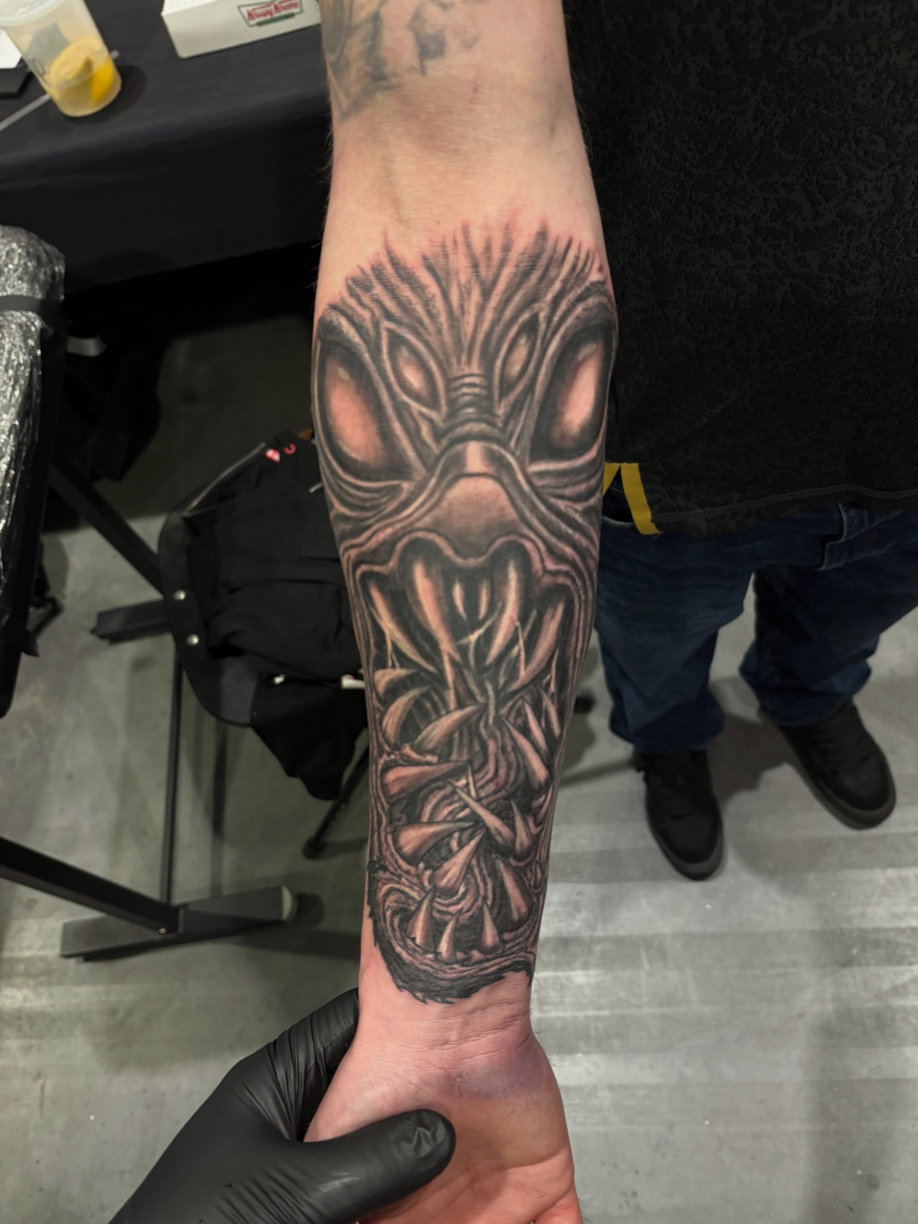 Tattoo by @tattoos_by_jack13 — black_and_grey, realism