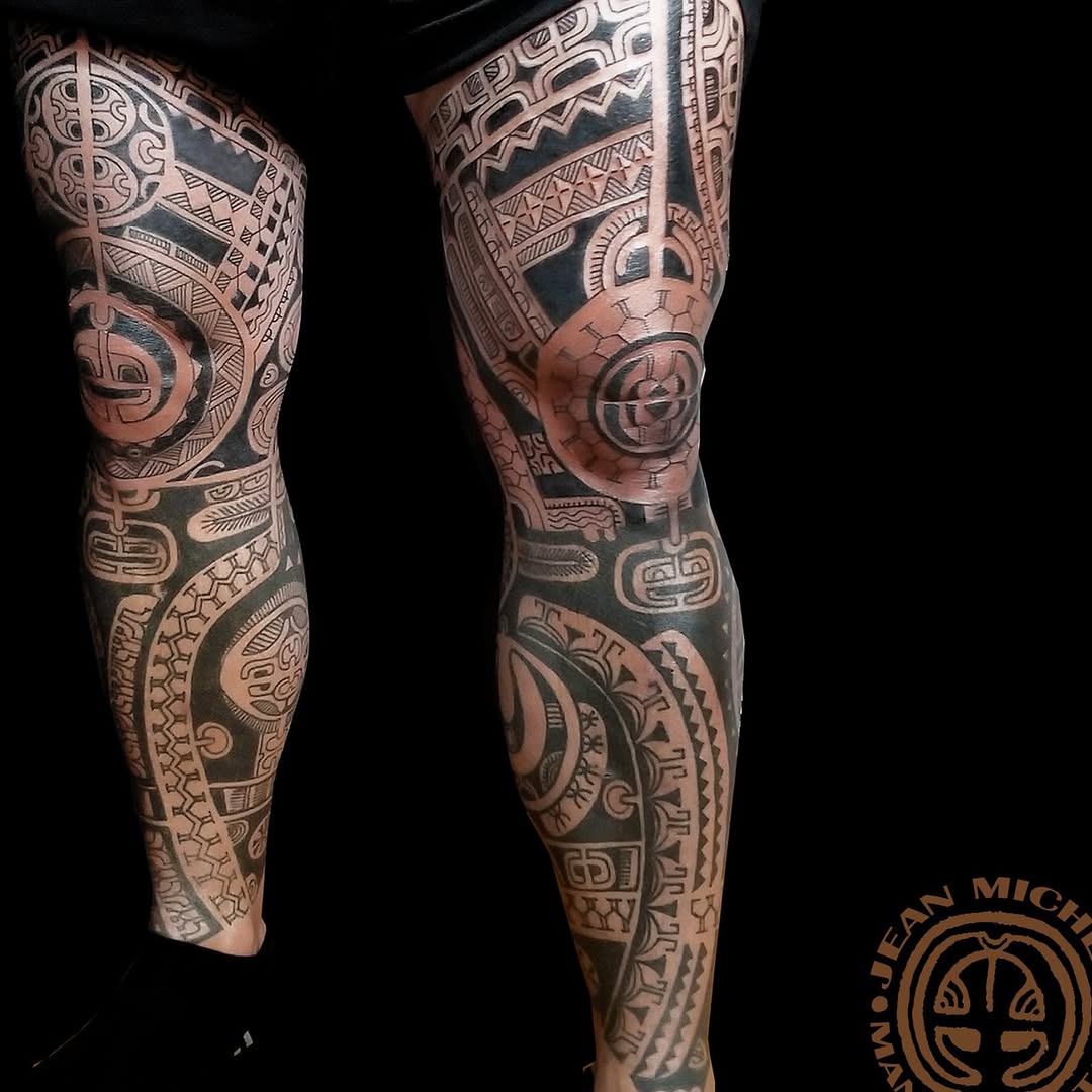 Tattoo by @jeanmichelmanutea — tribal, blackwork