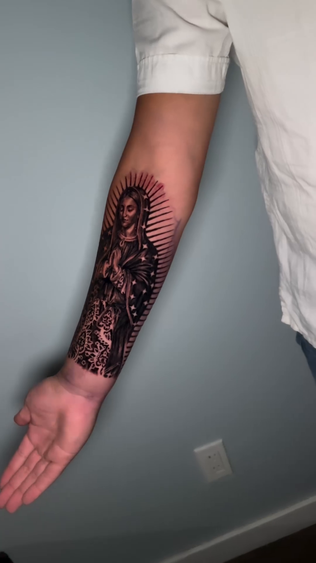Tattoo by @juangdup — black_and_grey, realism