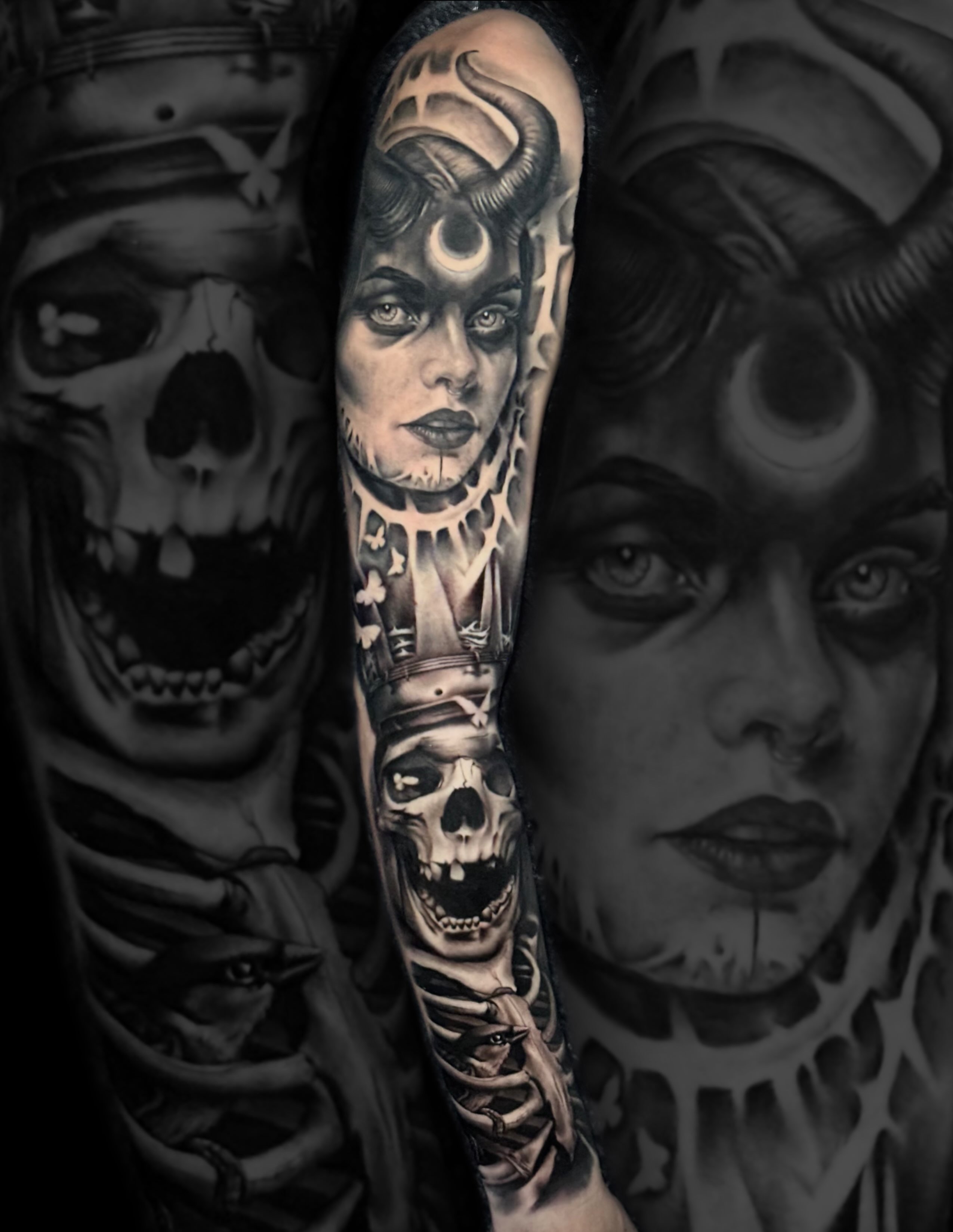 Tattoo by @ianvansart — dark_realism
