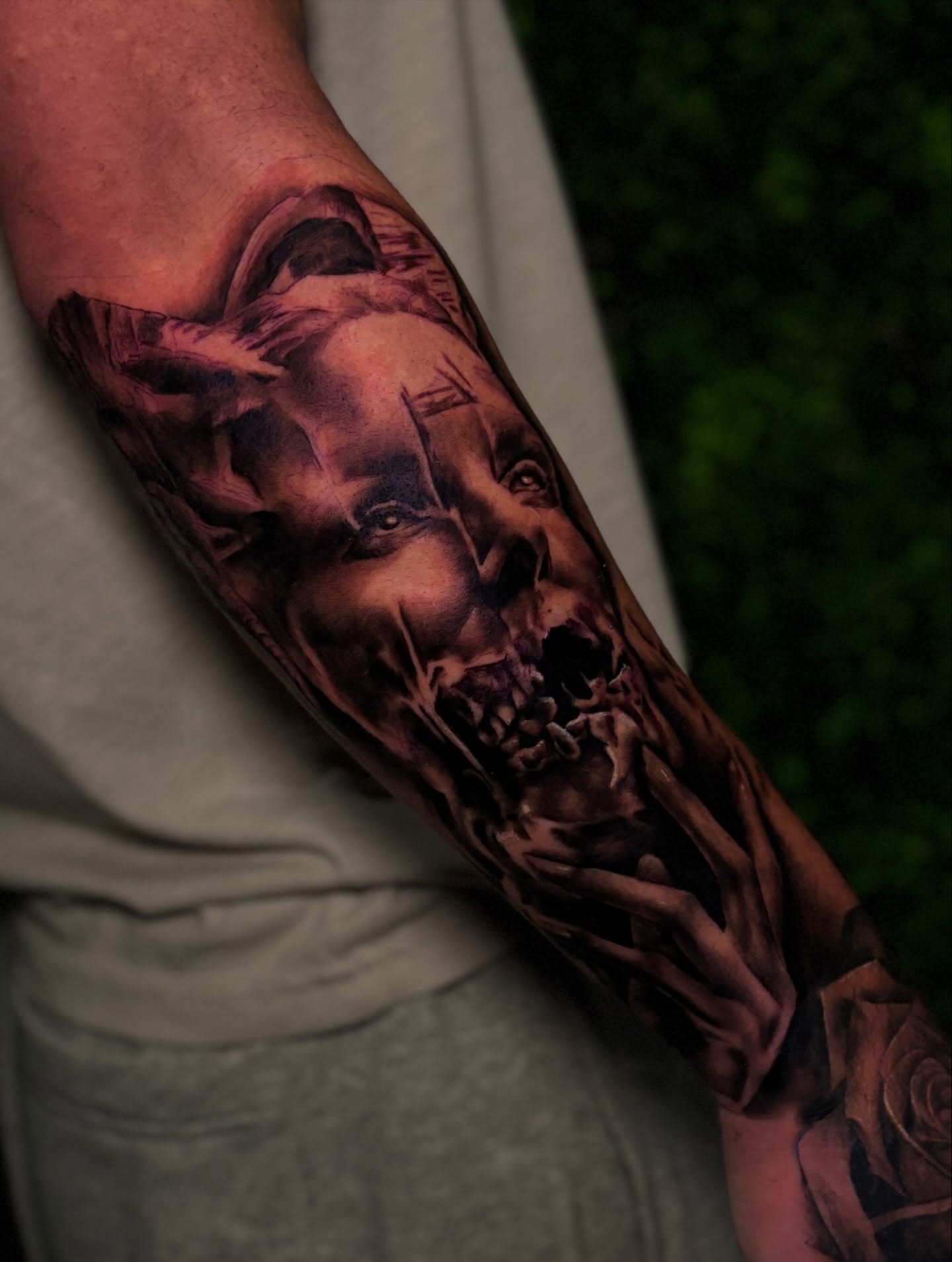 Tattoo by @bellabuonopanetattoos — dark_realism