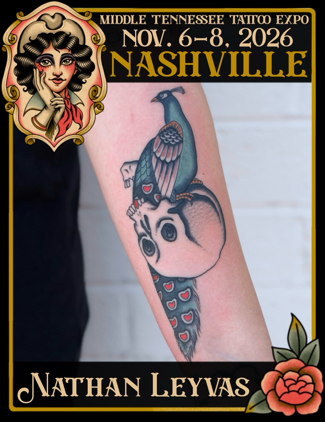 Tattoo by @middletntattooexpo — american_traditional, trash_polka