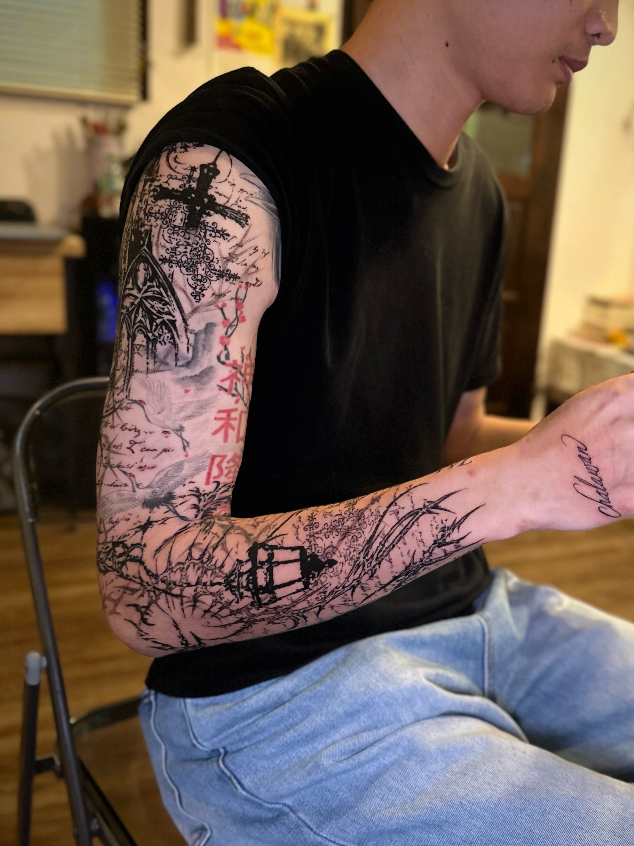 Tattoo by @noir_ink.tattookorat — japanese_irezumi