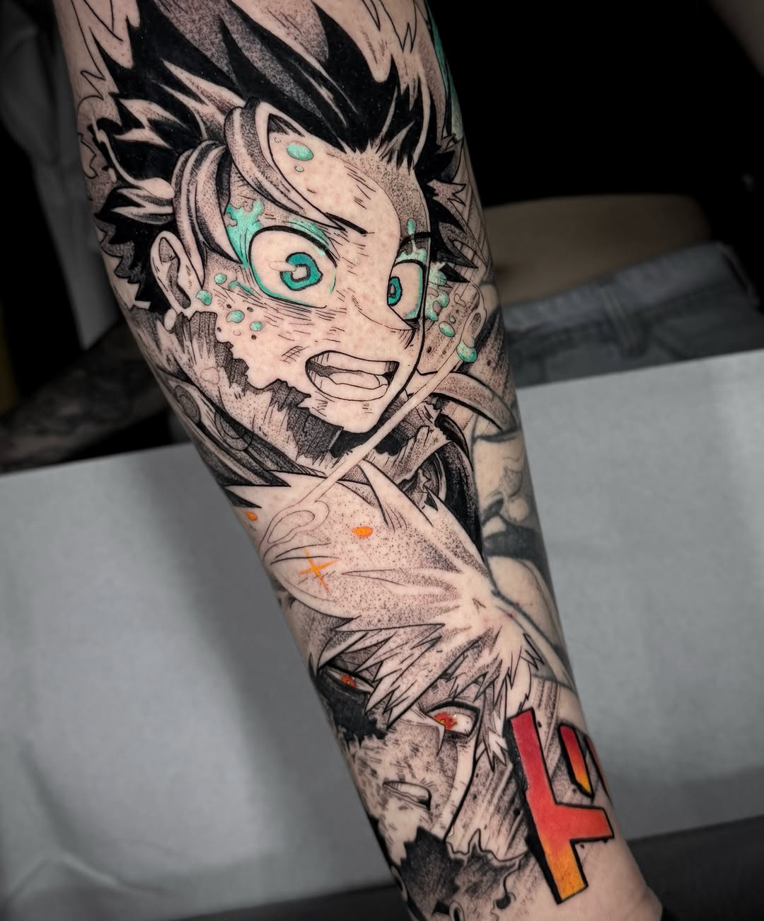 Tattoo by @tivengomez — anime