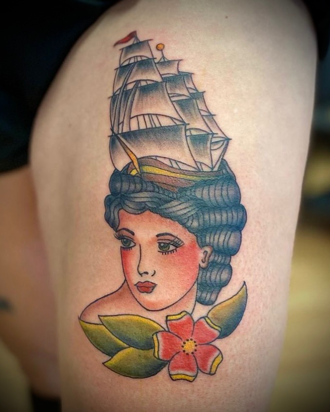 Tattoo by @jen_godfreytattoos — american_traditional