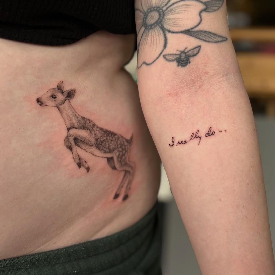 Tattoo by @candytuesday — realism, fine_line