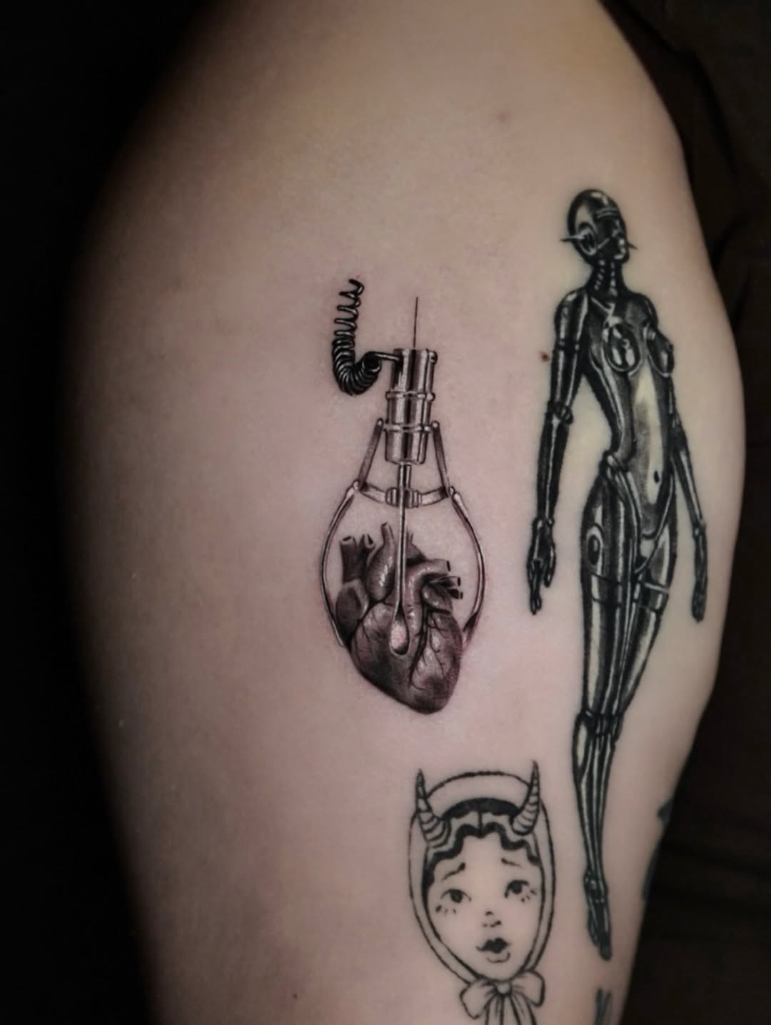 Tattoo by @anissatattoos β realism, black_and_grey