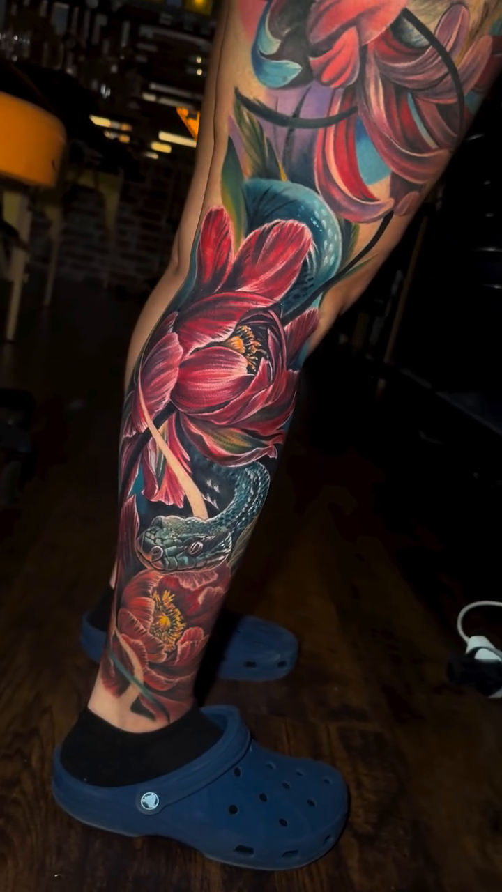 Tattoo by @gbarreratattoos — japanese_irezumi, neo_traditional
