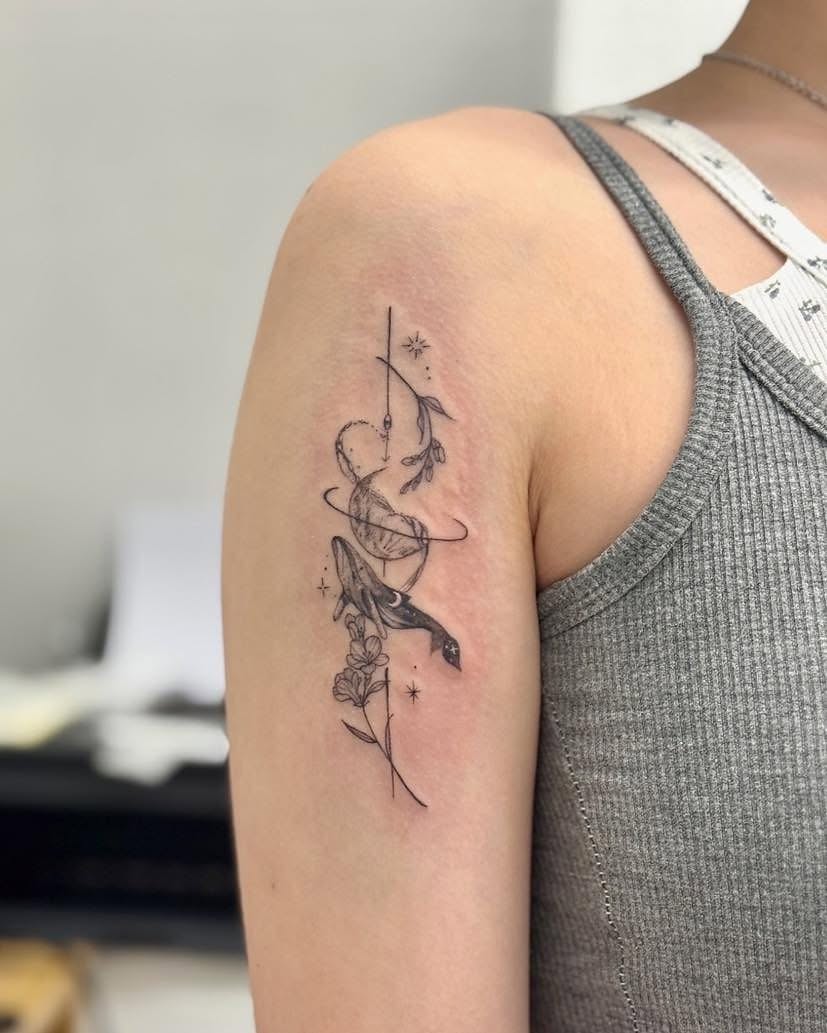 Tattoo by @morae_tattoo — black_and_grey