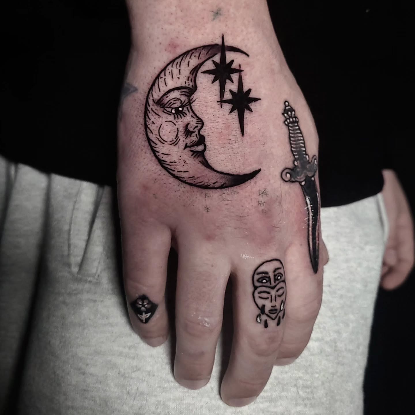 Tattoo by @alexanderstairstattoos — black_and_grey