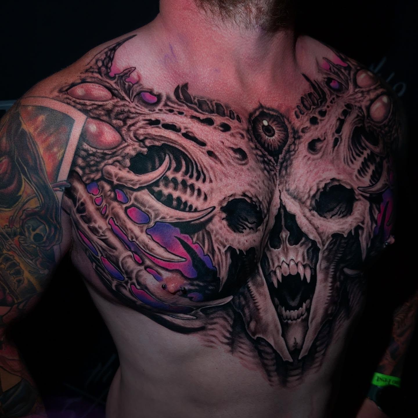 Tattoo by @tyler1andrews — dark_realism, blackwork