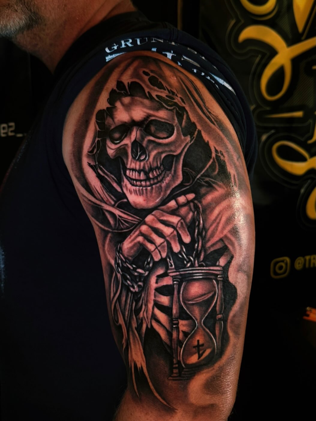 Tattoo by @jazz__martinez__ — realism, black_and_grey