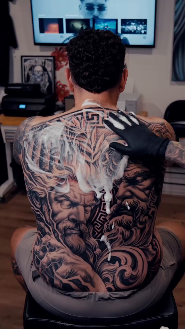 Tattoo by @coleworldtattoo โ realism, black_and_grey