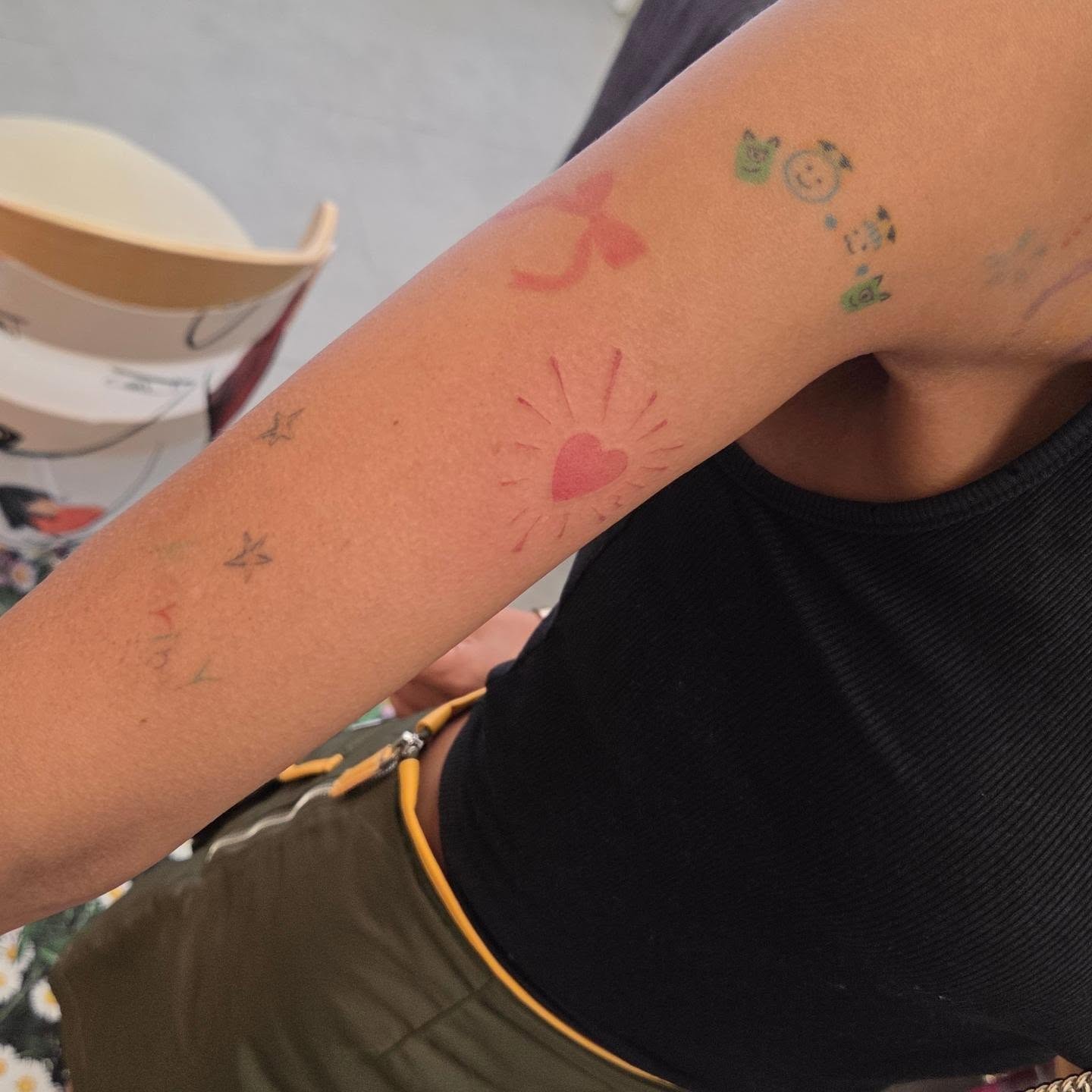 Tattoo by @nurimoon_tattoo — dotwork