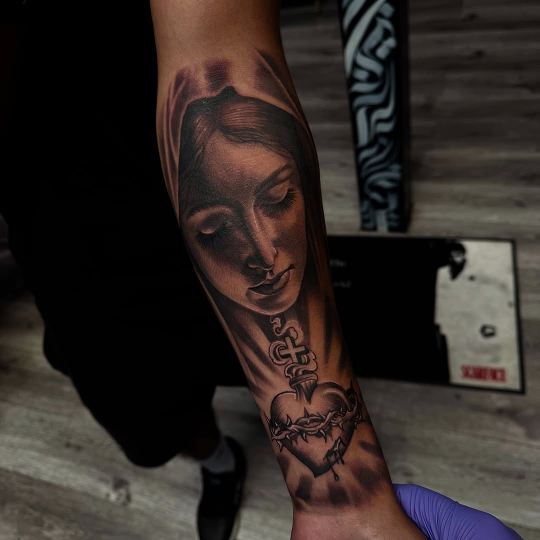 Tattoo by @solistattoos β realism, black_and_grey