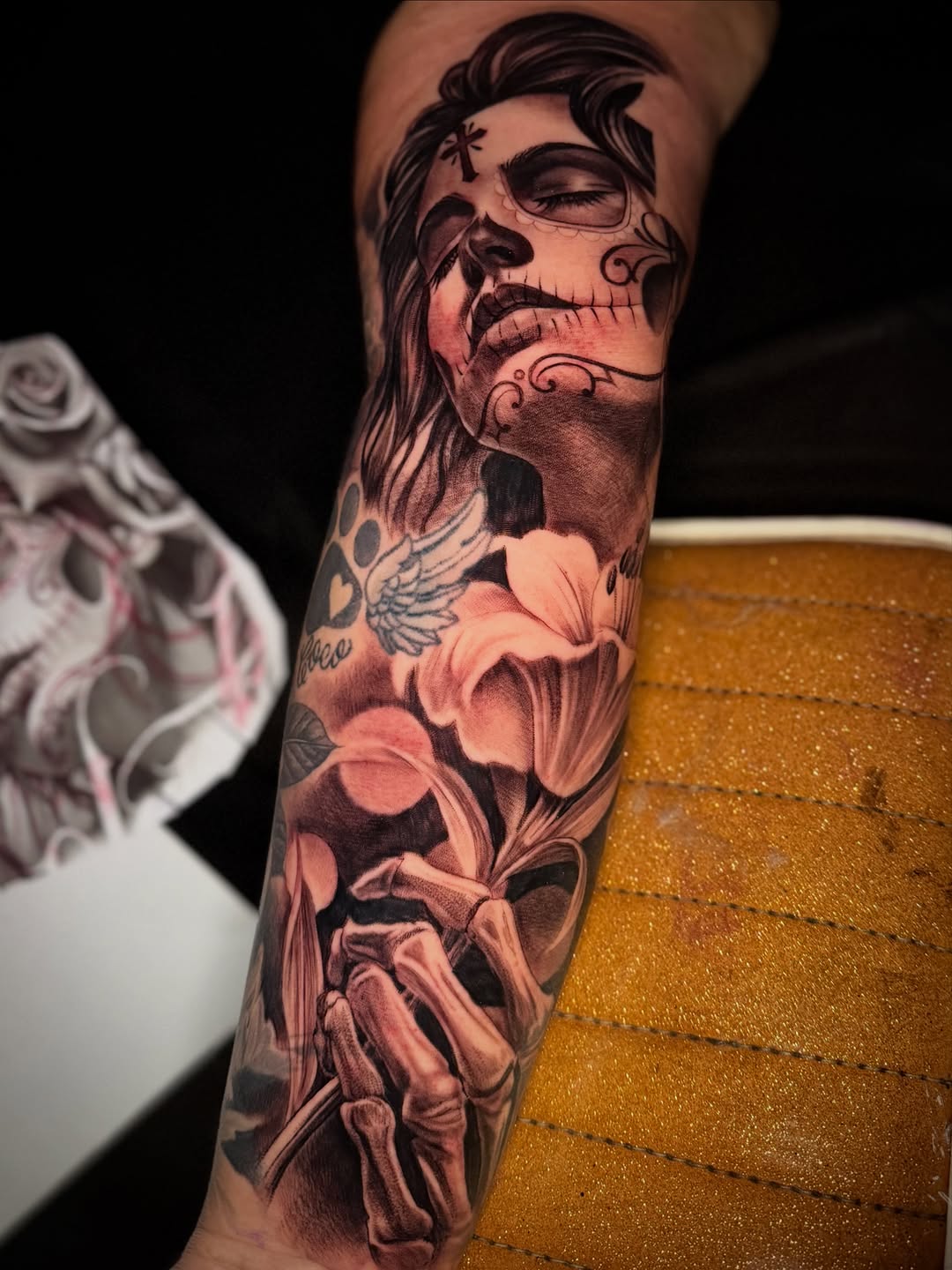 Tattoo by @jorgerosales_tattoos — realism, black_and_grey
