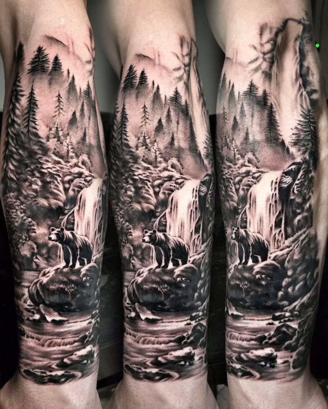 Tattoo by @juliabodyart — realism, black_and_grey
