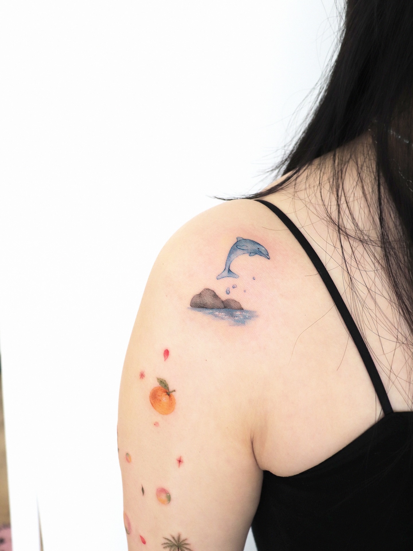 Tattoo by @vanilla__tattoo — watercolor
