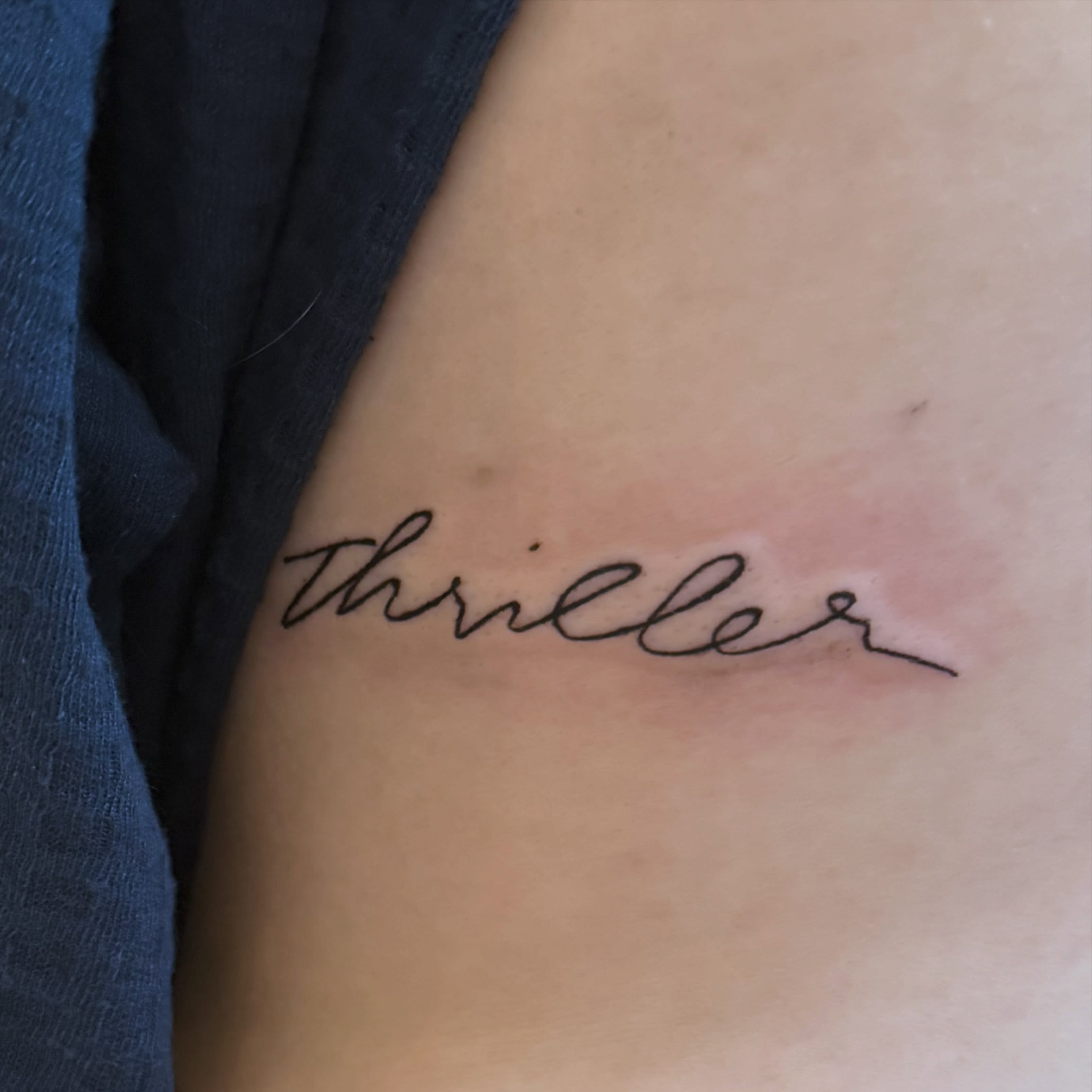 Tattoo by @taeyeon_sseuda — lettering_script