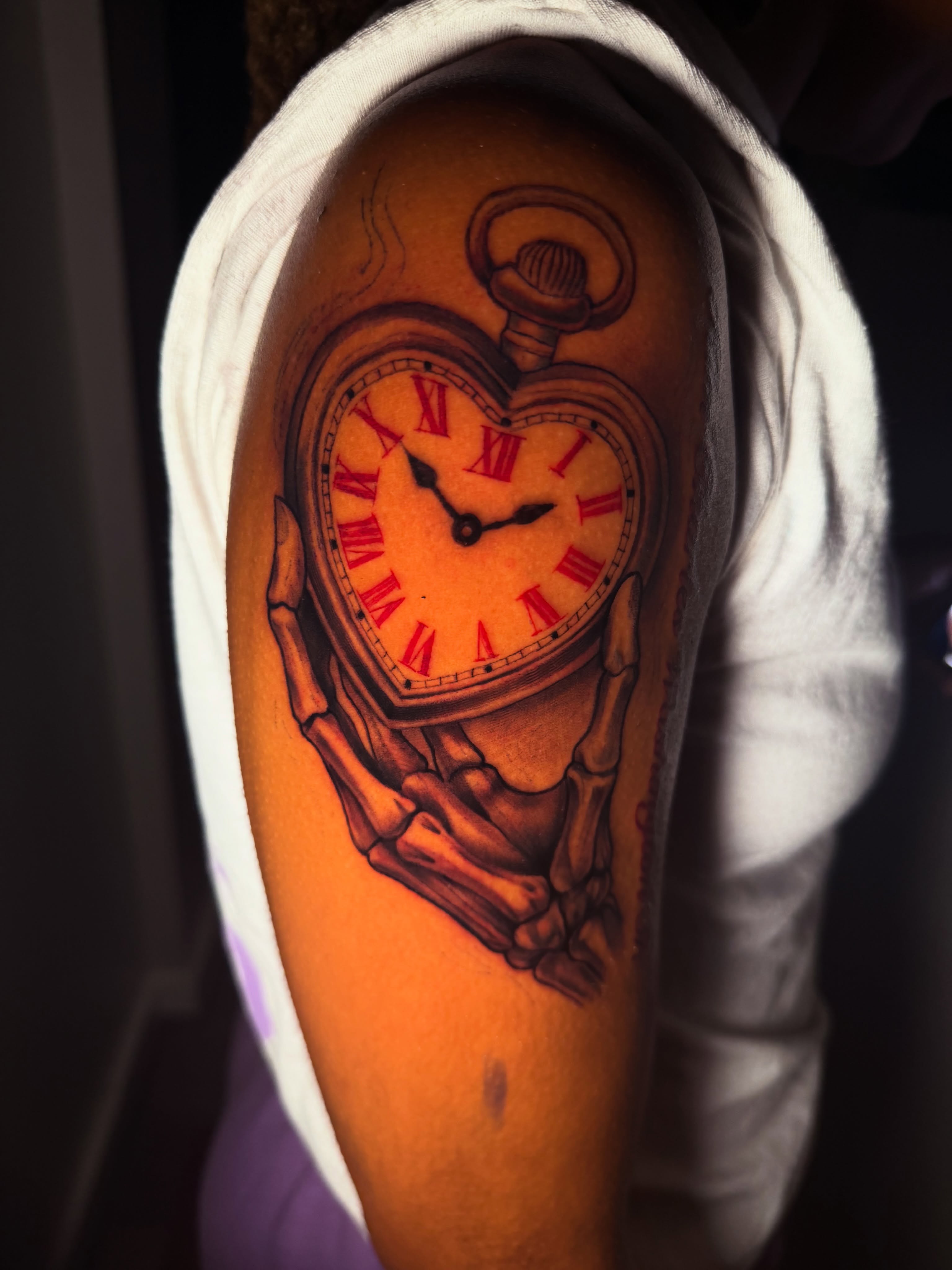 Tattoo by @broninked — realism, dotwork