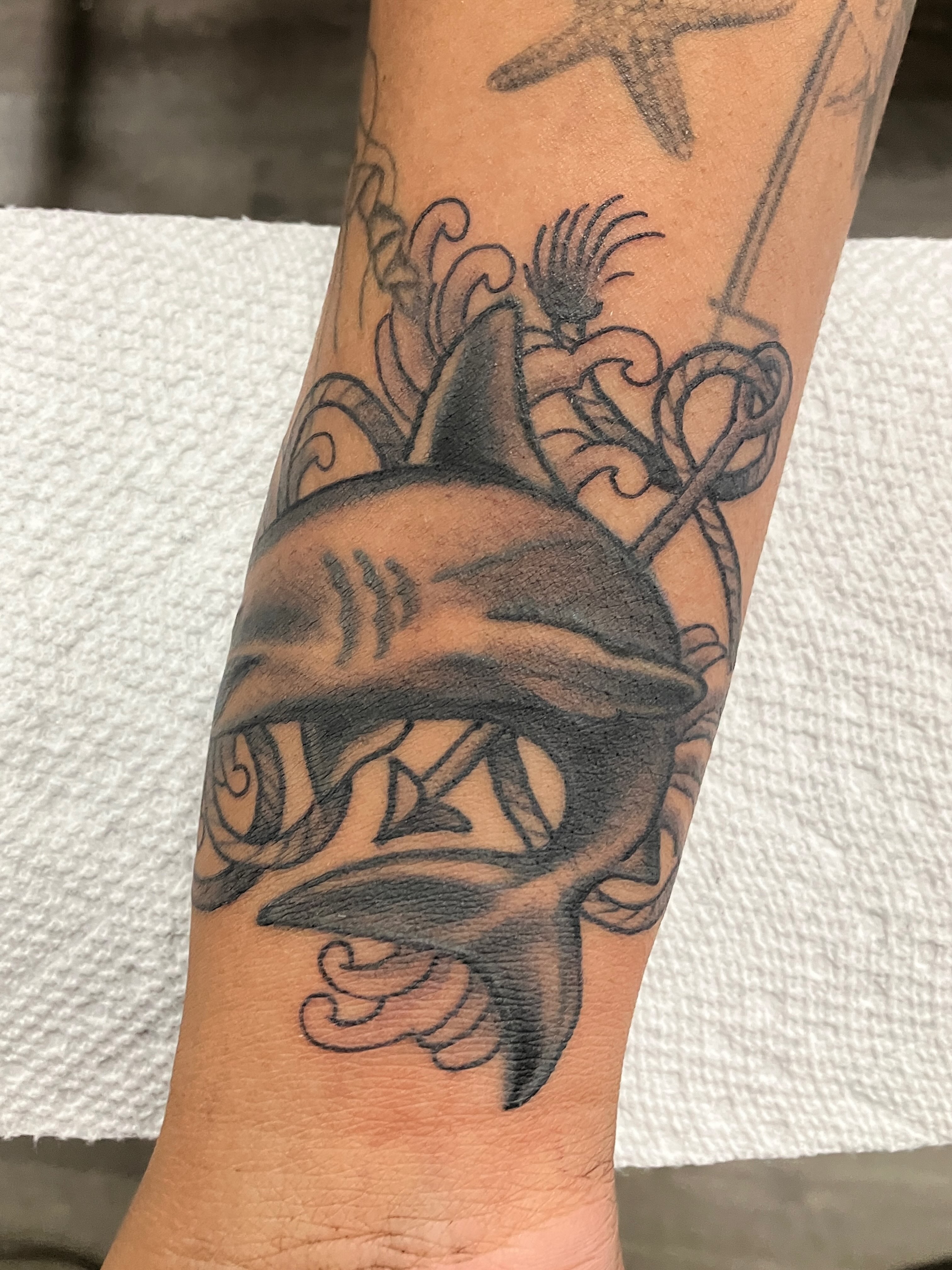 Tattoo by @bystevemartin — american_traditional, black_and_grey