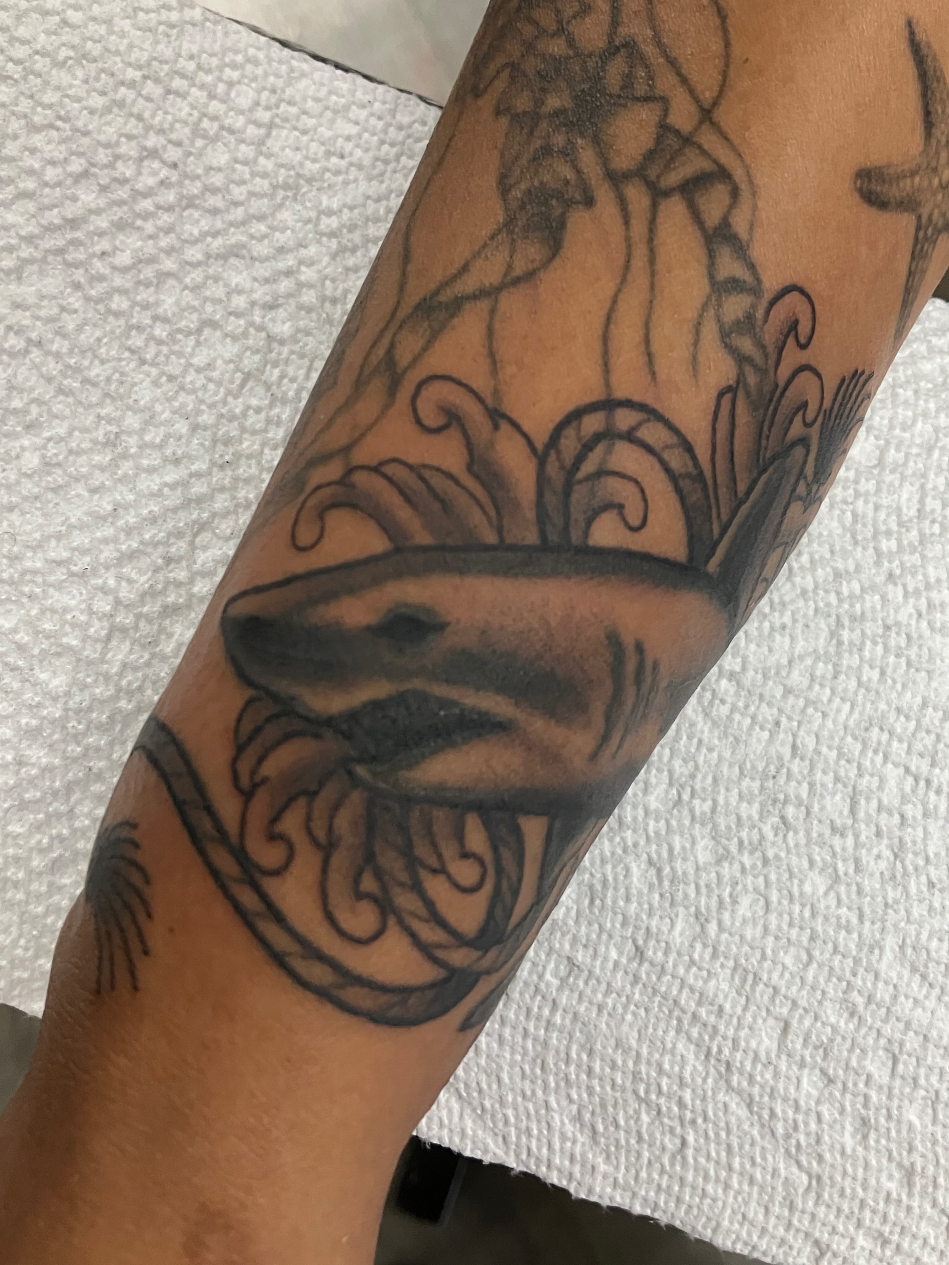Tattoo by @bystevemartin — black_and_grey