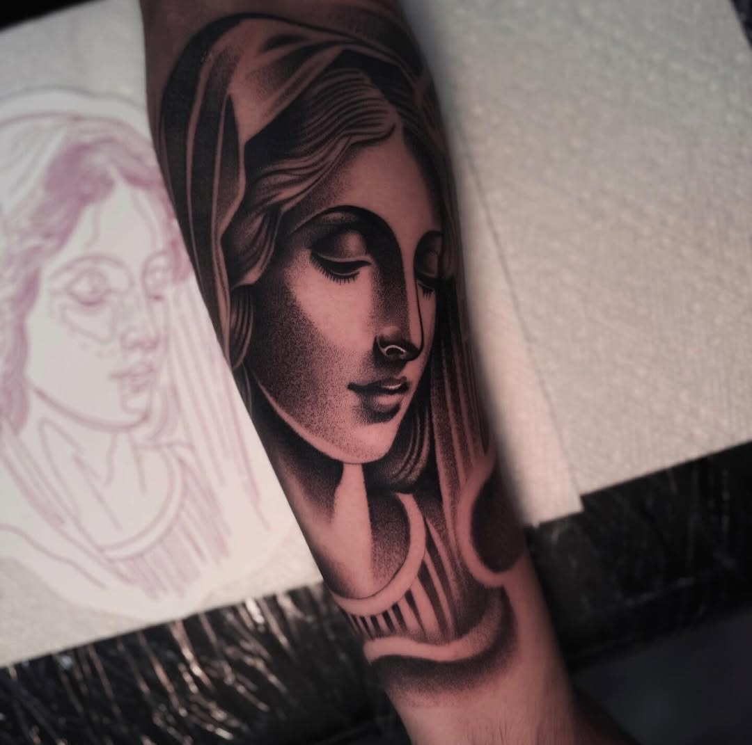 Tattoo by @dallasdiorio β black_and_grey, realism