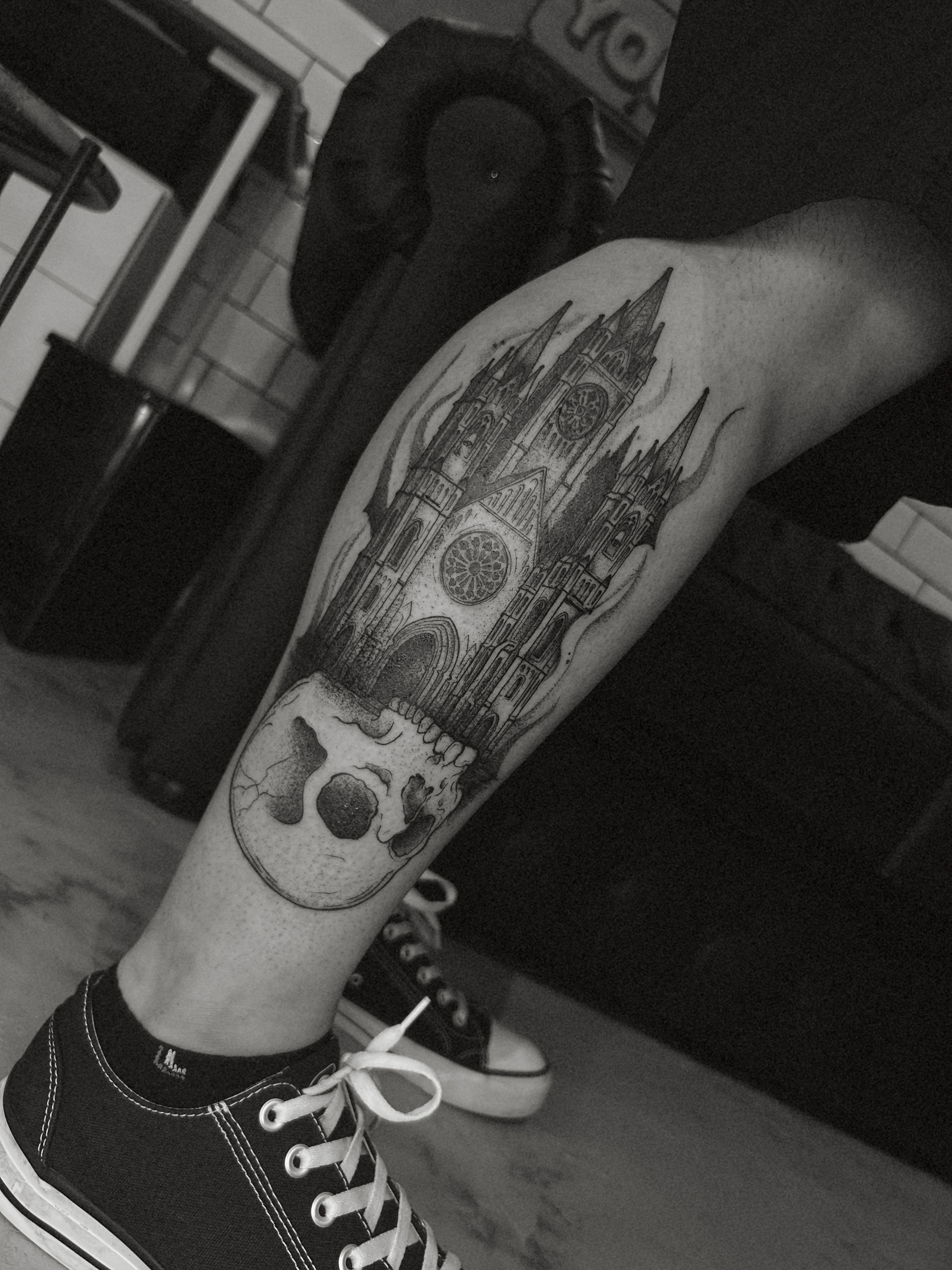 Tattoo by @tatuadoratallissa — black_and_grey, realism